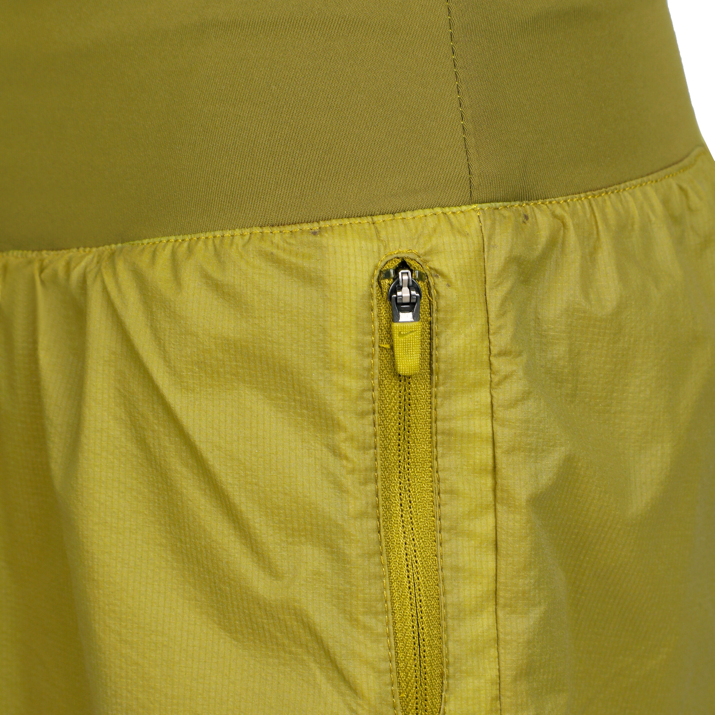 Dri Fit Run Division Reflective Mid Rise 3in Shorts Women Khaki