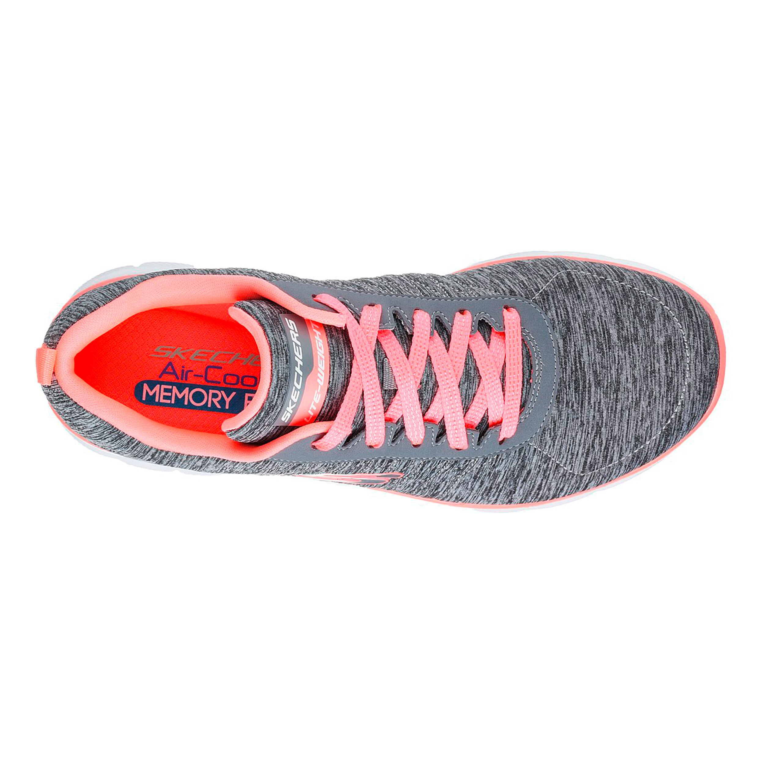 Buy Skechers Flex Appeal 2.0 Natural Running Shoe Women Grey Coral online Running Point UK