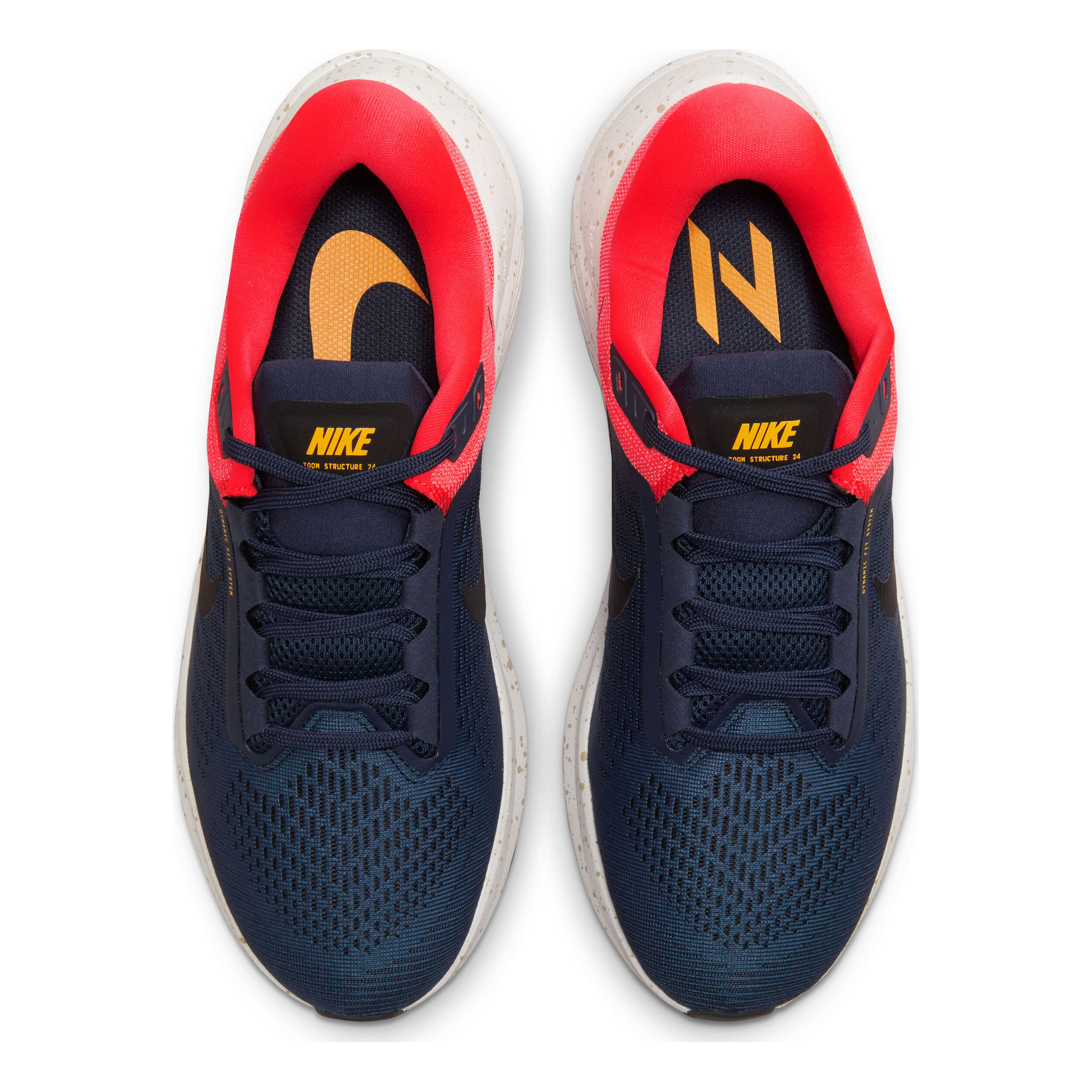 Buy Nike Air Zoom Structure 24 Stability Running Shoe Men Dark Blue Orange online Running Point UK