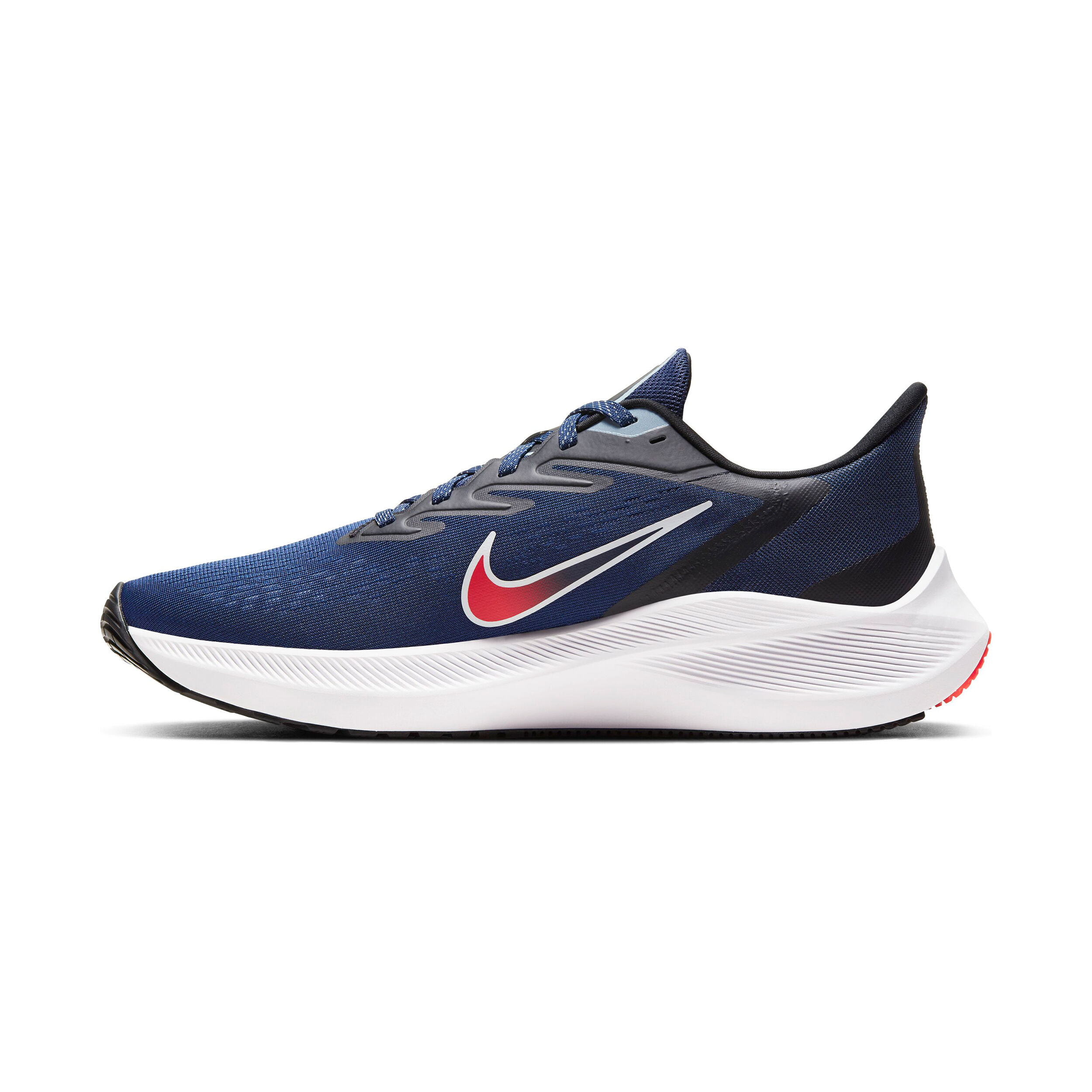Buy Nike Zoom Winflo 7 Neutral Running Shoe Men Dark Blue Lightred online Running Point UK