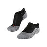RU4 Endurance Invisible Running Socks Women-Black,Grey