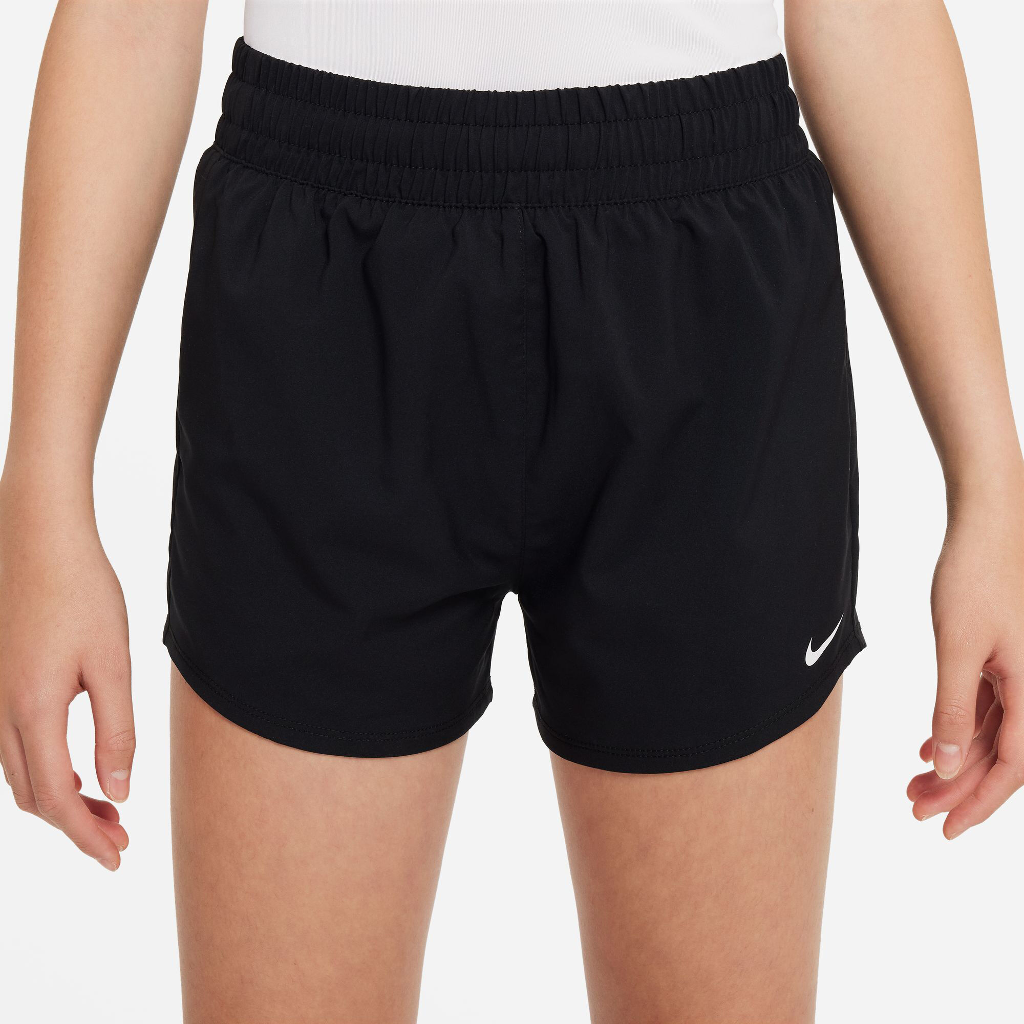 Kids black high waisted shorts cheap