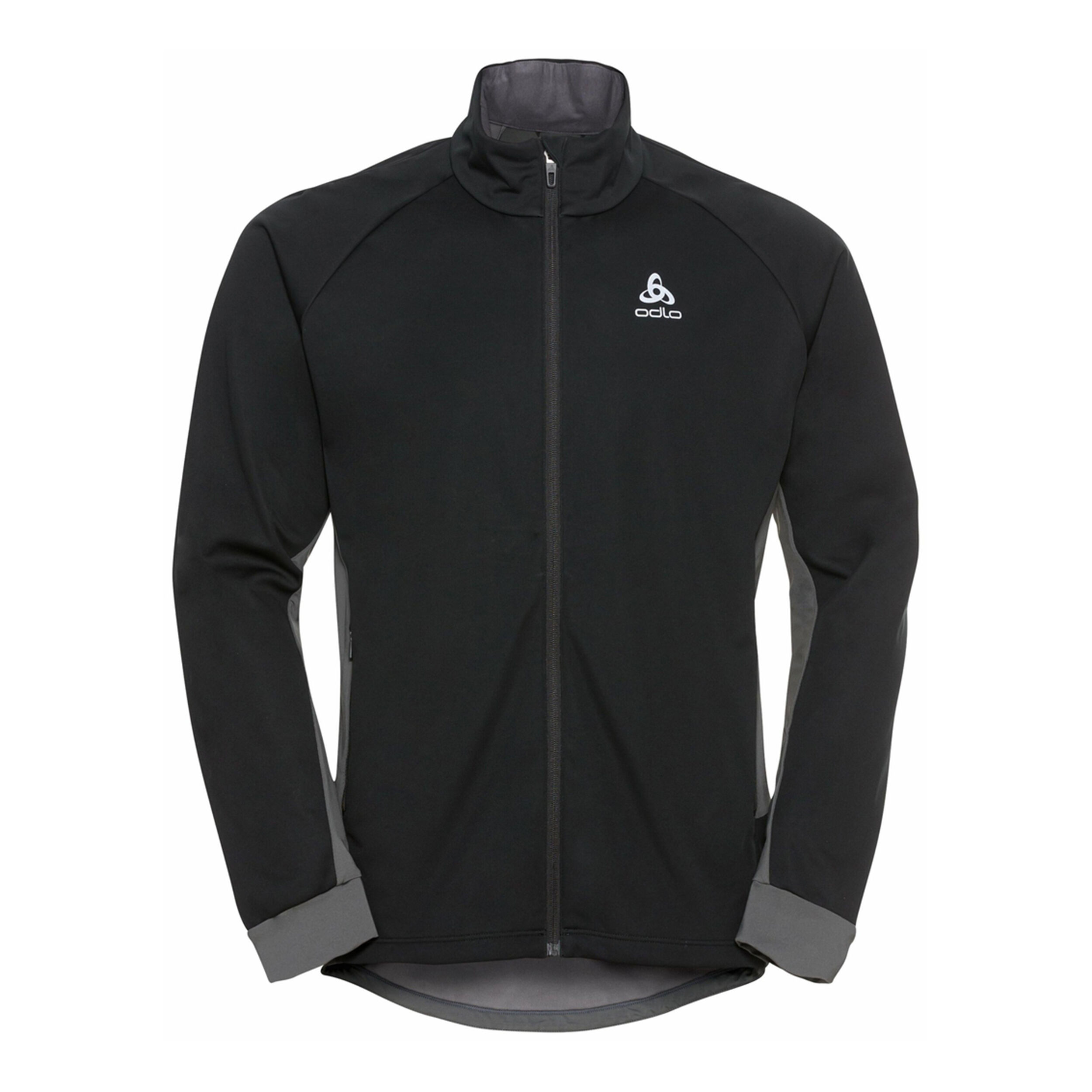 Buy Odlo Brensholmen Running Jacket Men Black Grey online