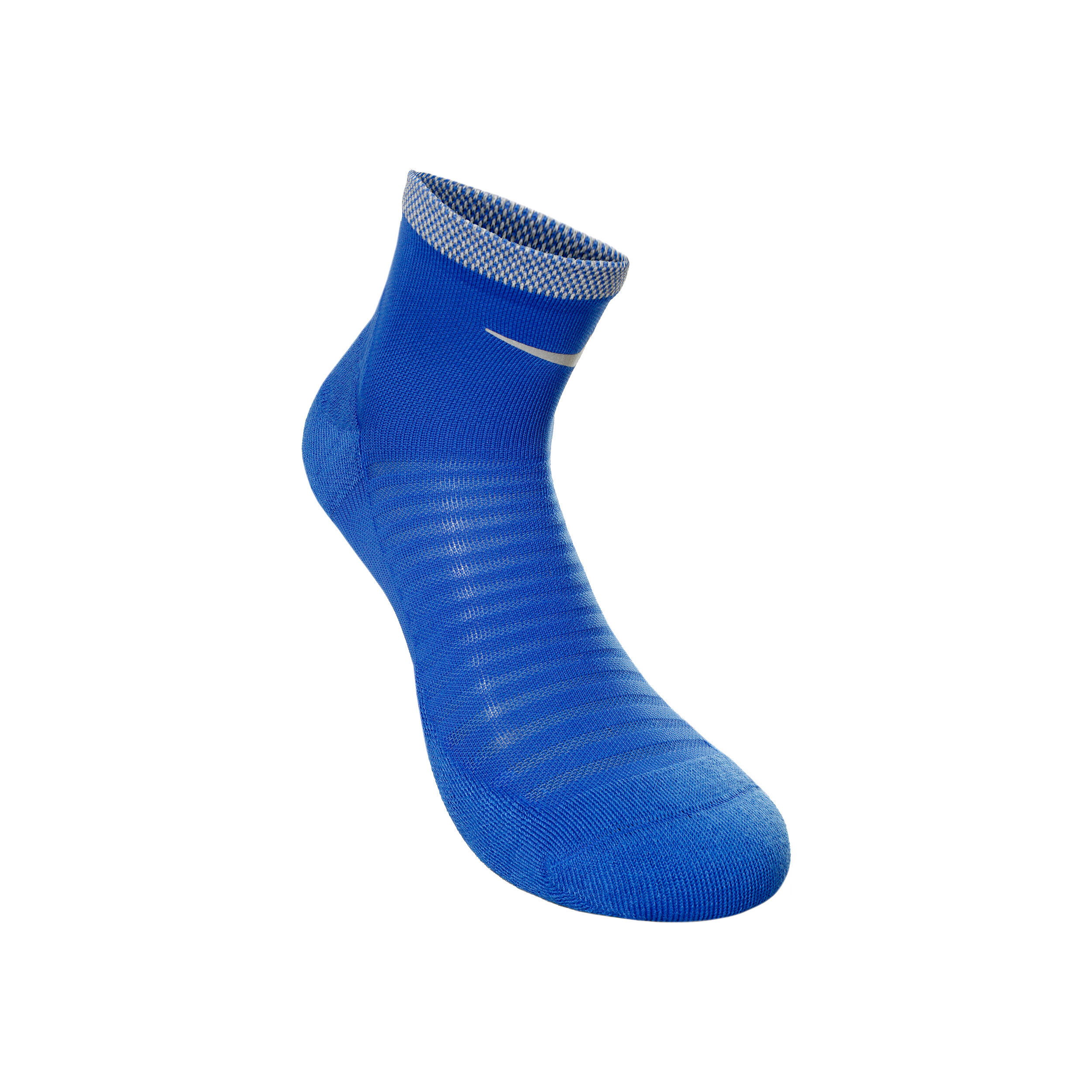 Buy Nike Spark Cushioned Ankle Running Socks Blue Grey online