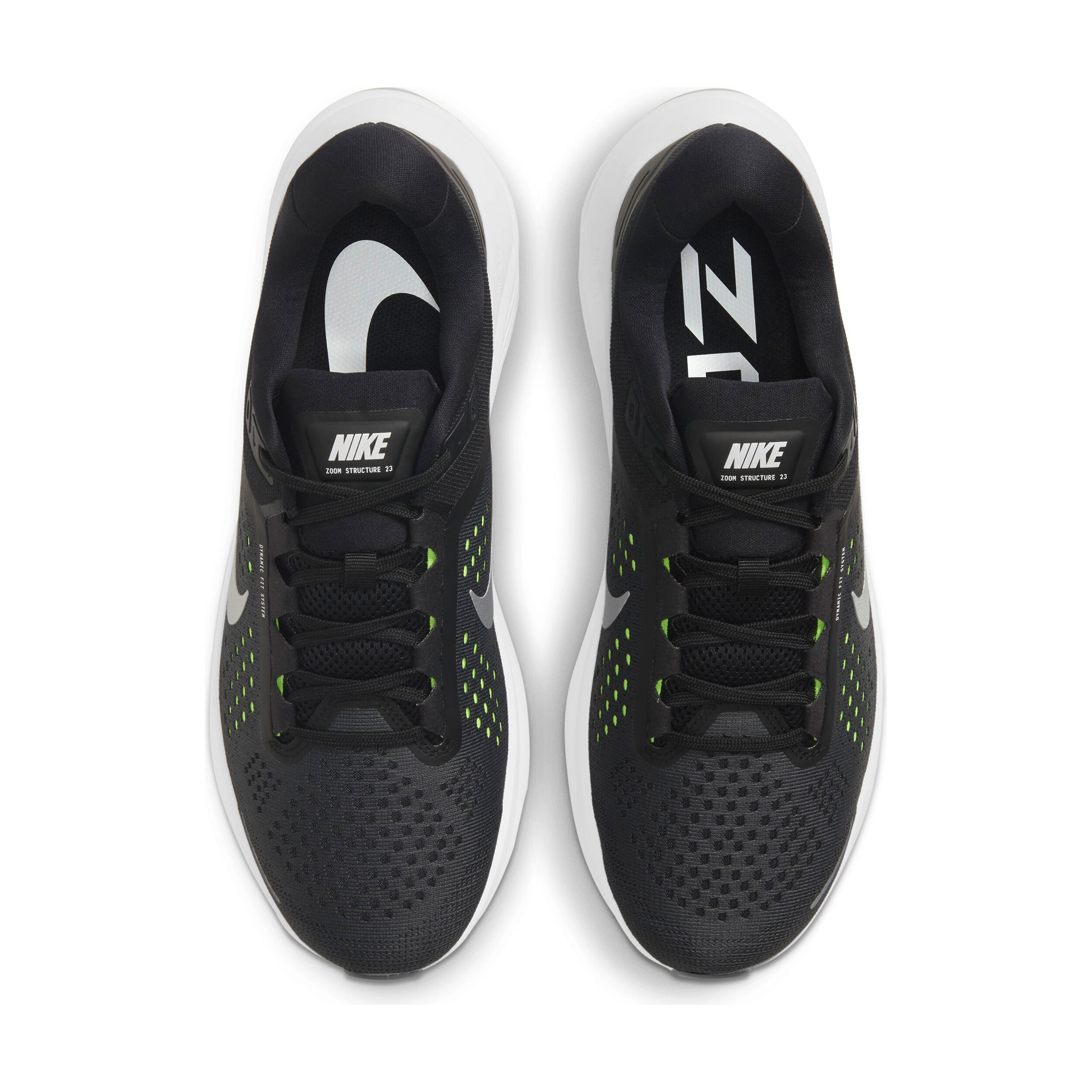 Air Zoom Structure 23 Stability Running Shoe Men Black White