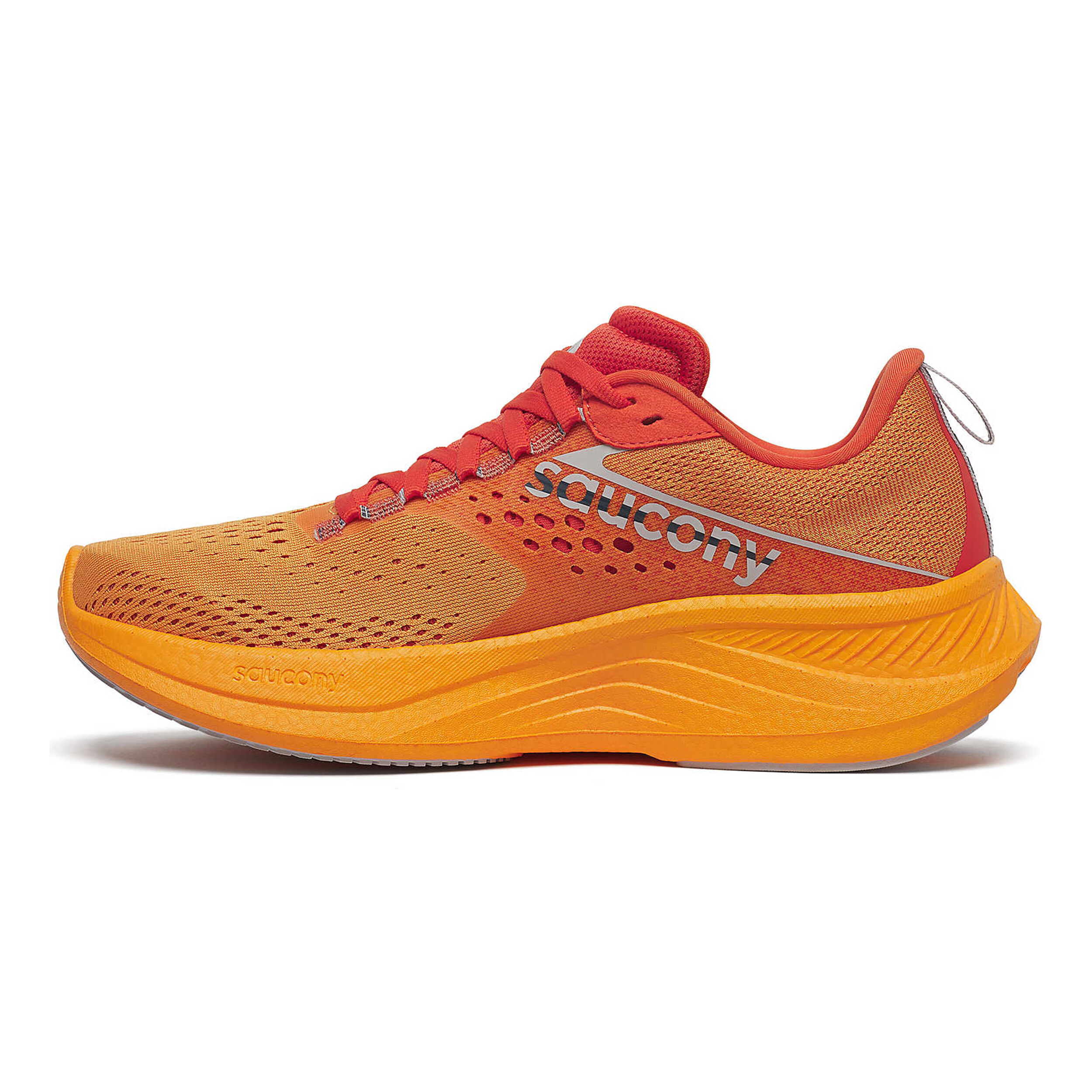 Red saucony running shoes deals