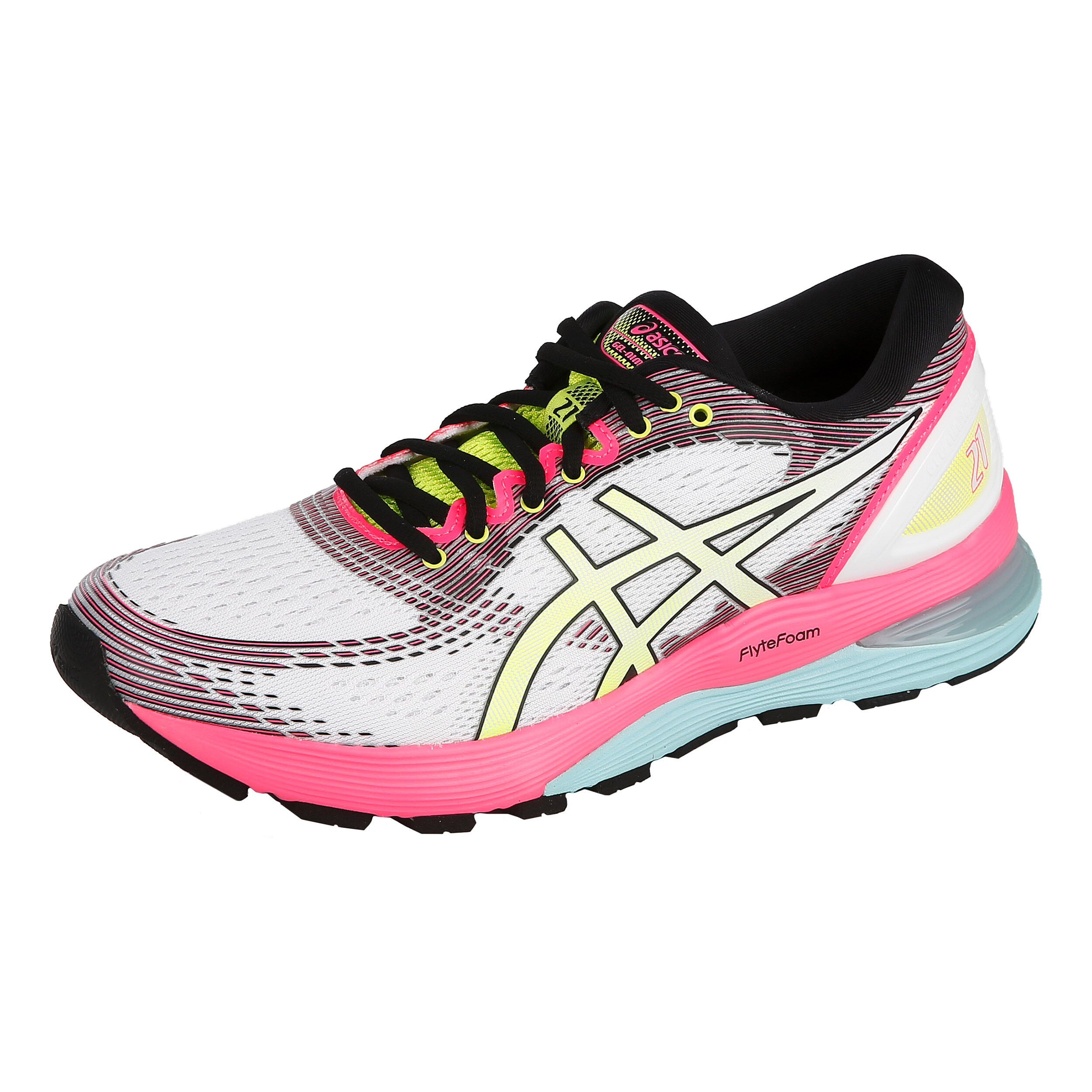 Buy ASICS Gel Nimbus 21 Optimism Neutral Running Shoe Women Cream