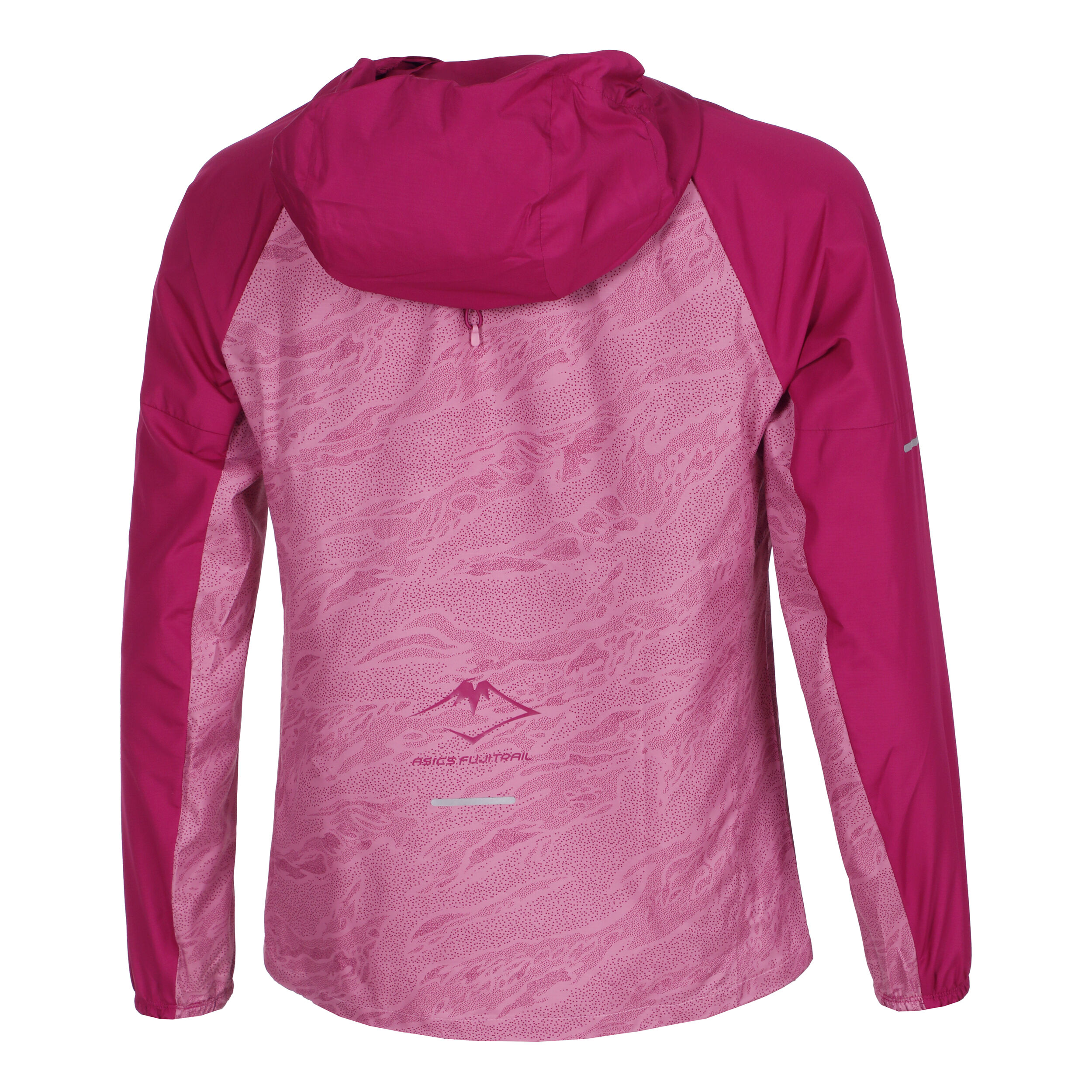 Pink pullover windbreaker top