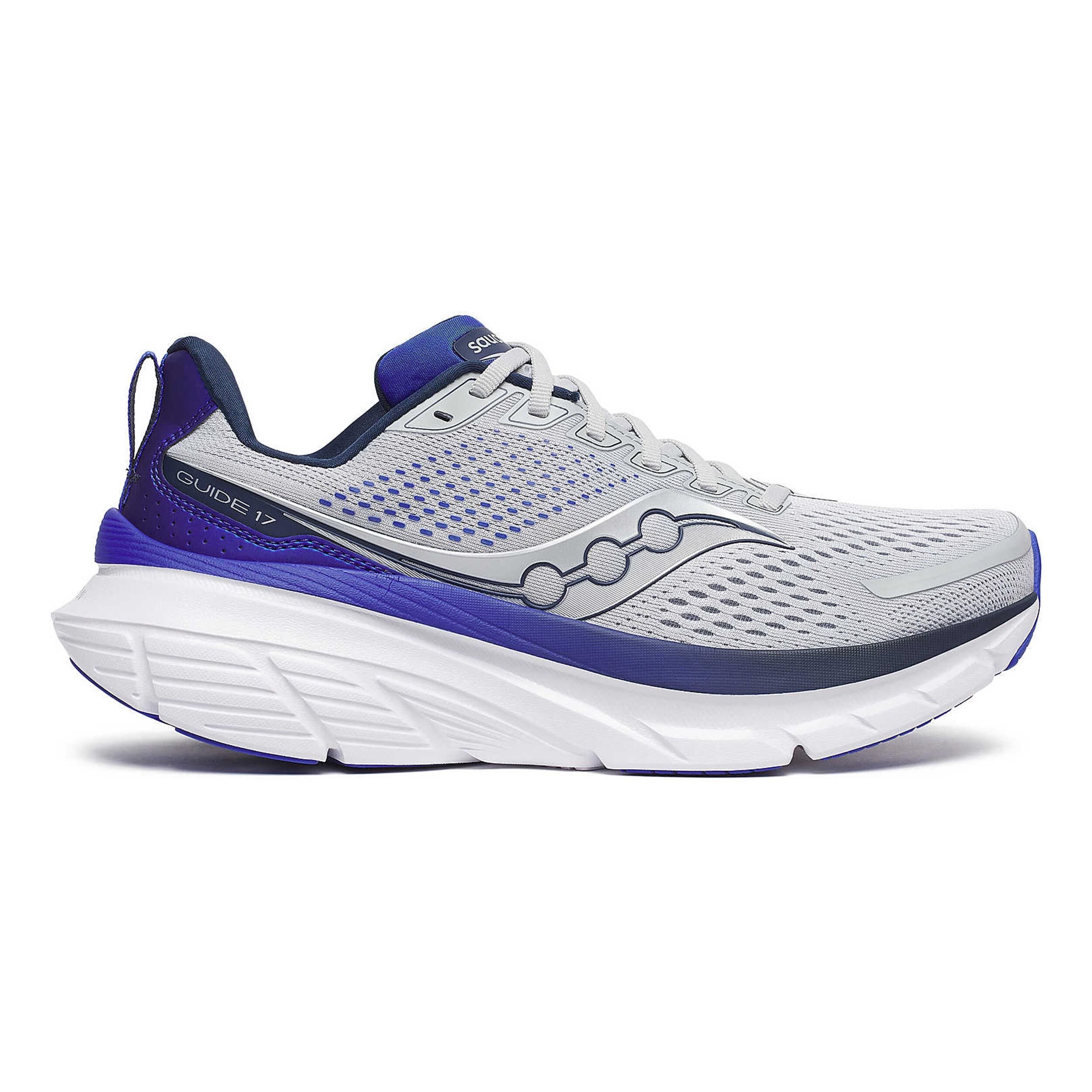 Buy Saucony Guide 17 Stability Running Shoe Men Grey Dark Blue online Running Point UK