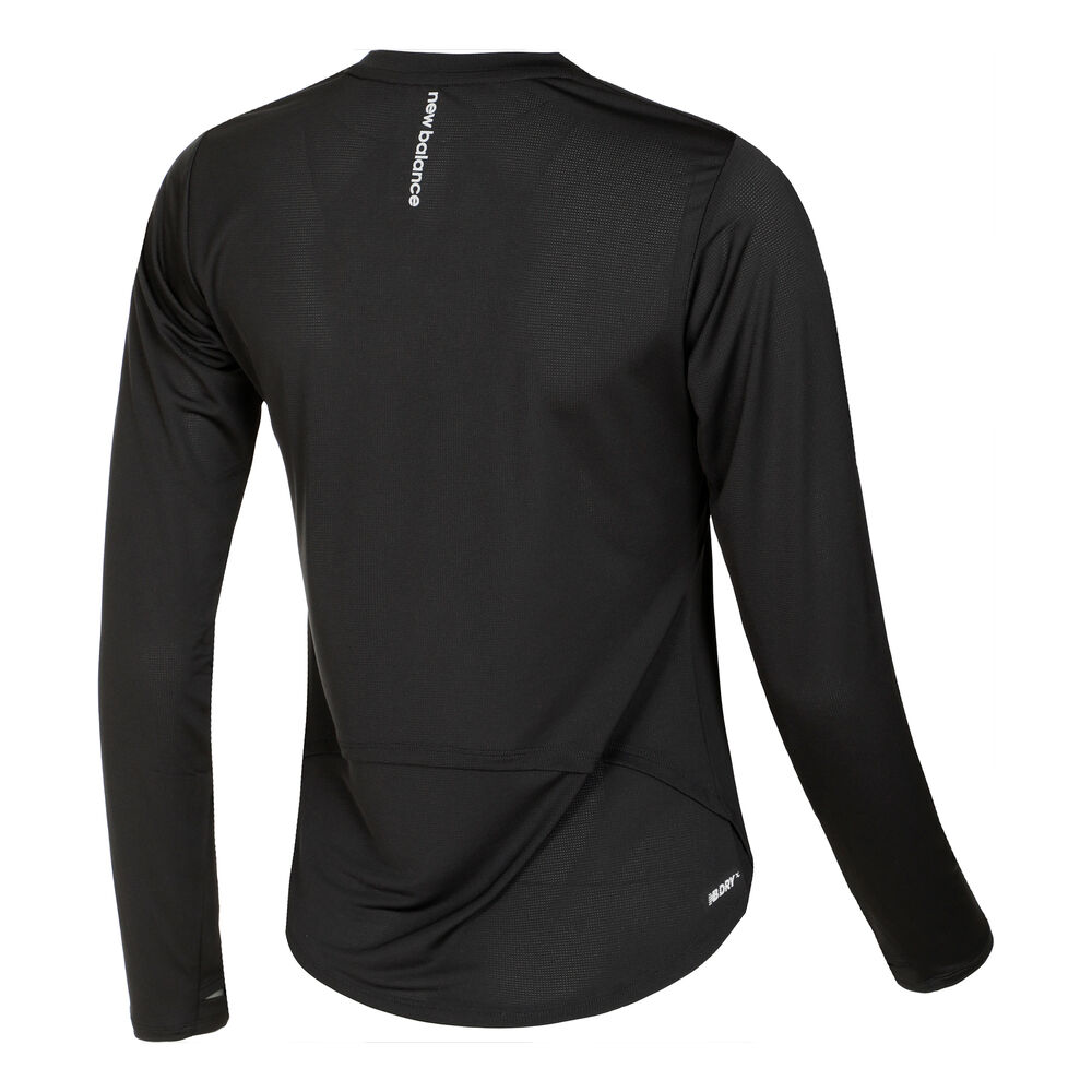 New Balance Accelerate Top Long Sleeve Women - Black, Size XL