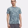 Launch Elite Print Running Shirt Men-Petrol,Blue-gray