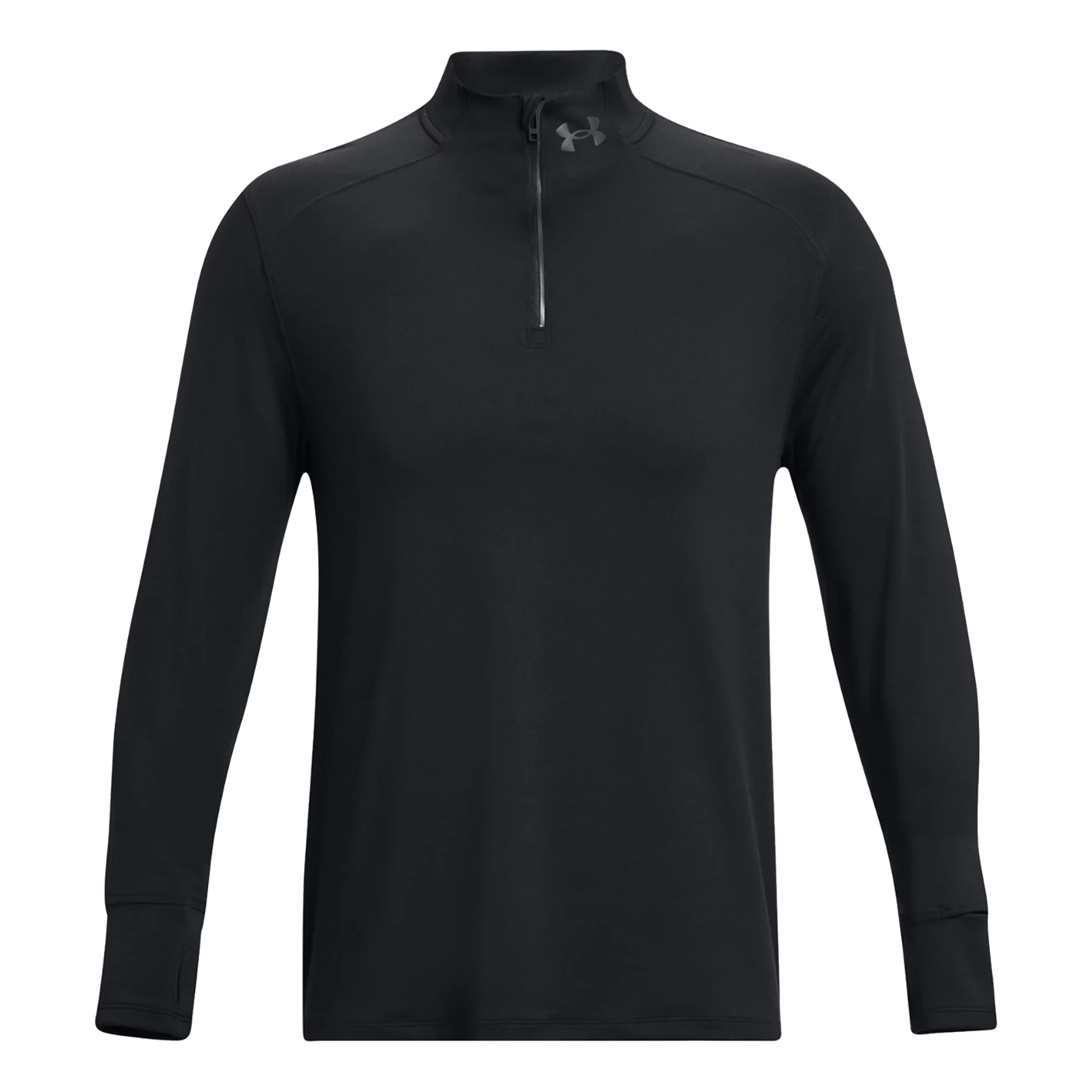 Qualifier Run 1 4 Zip Running Shirt Men Black