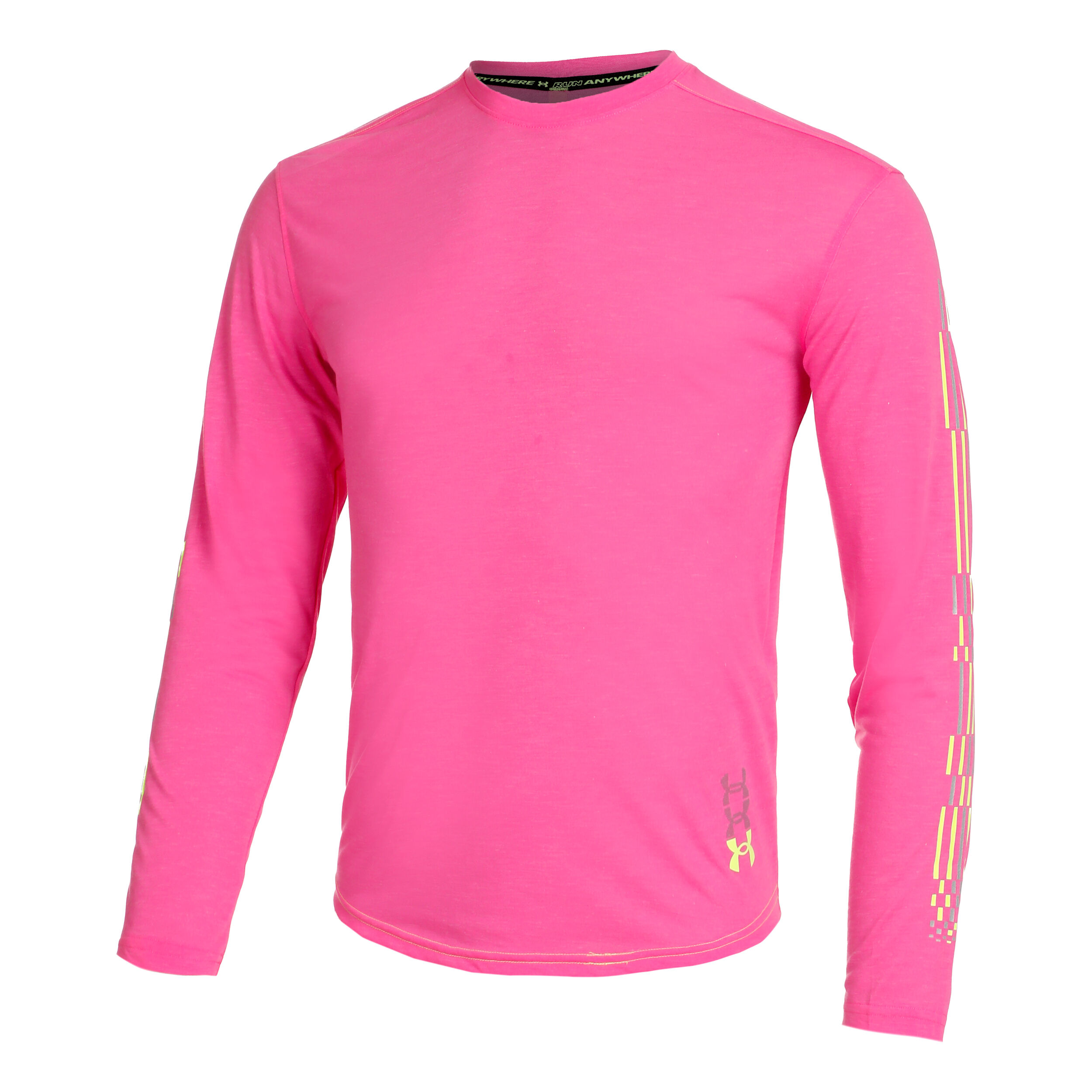 Pink long hotsell sleeve under armour