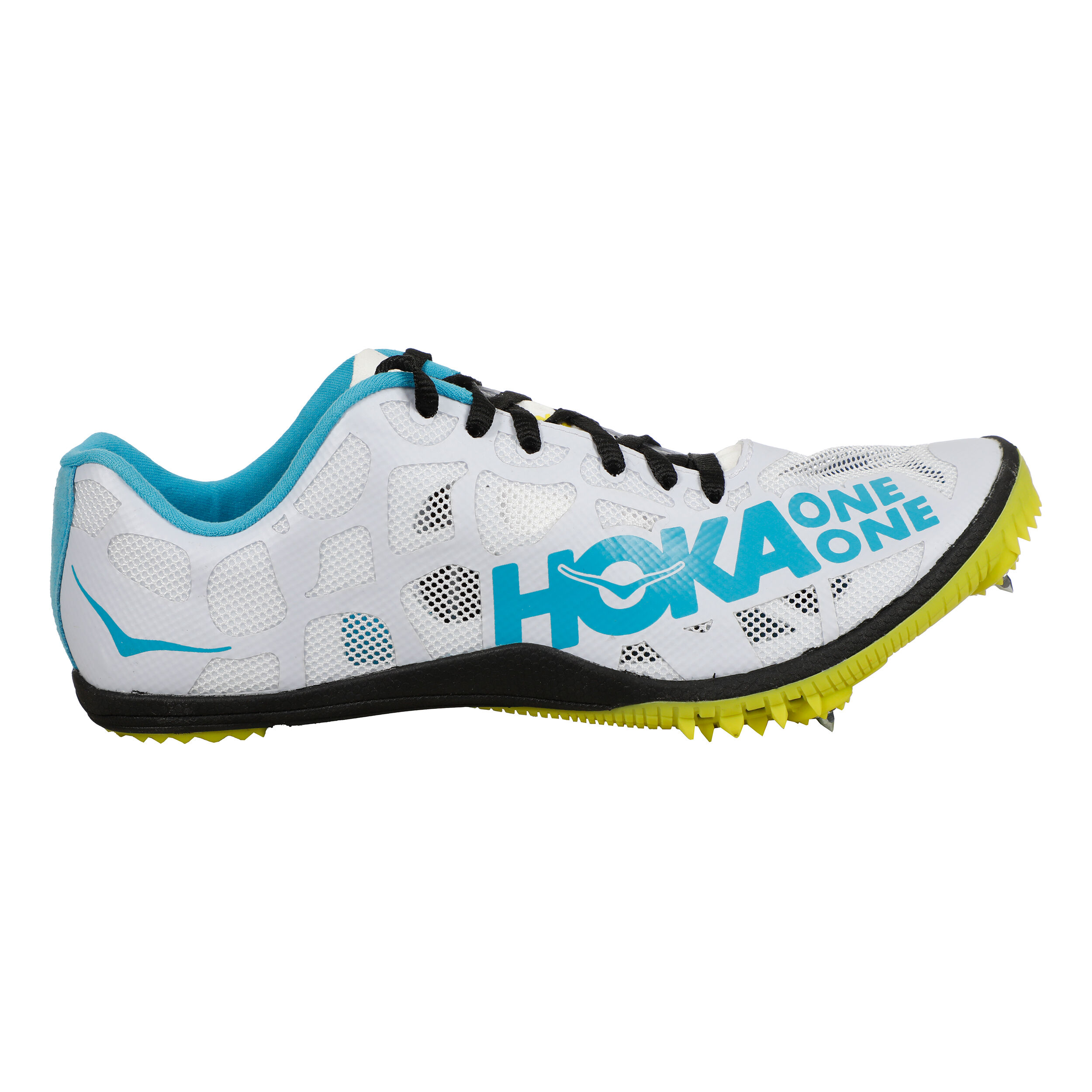 Buy Hoka One One Rocket Middle Distance Spike Shoes Men Black Blue in size 48 online Running Point UK