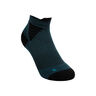Elite Fujitrail Quarter Running Socks-Petrol