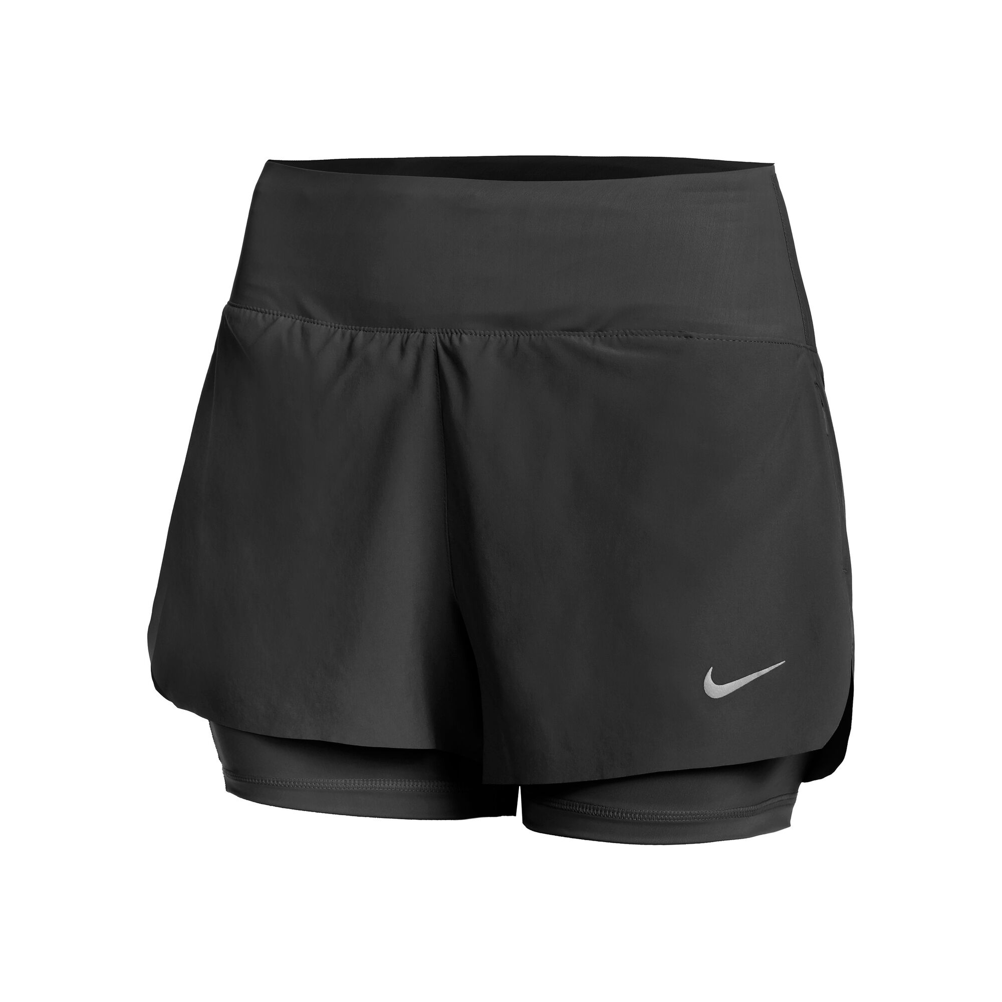 Buy Nike Dri-Fit Swift Mid-Rise 3in 2in1 Shorts Women Black online