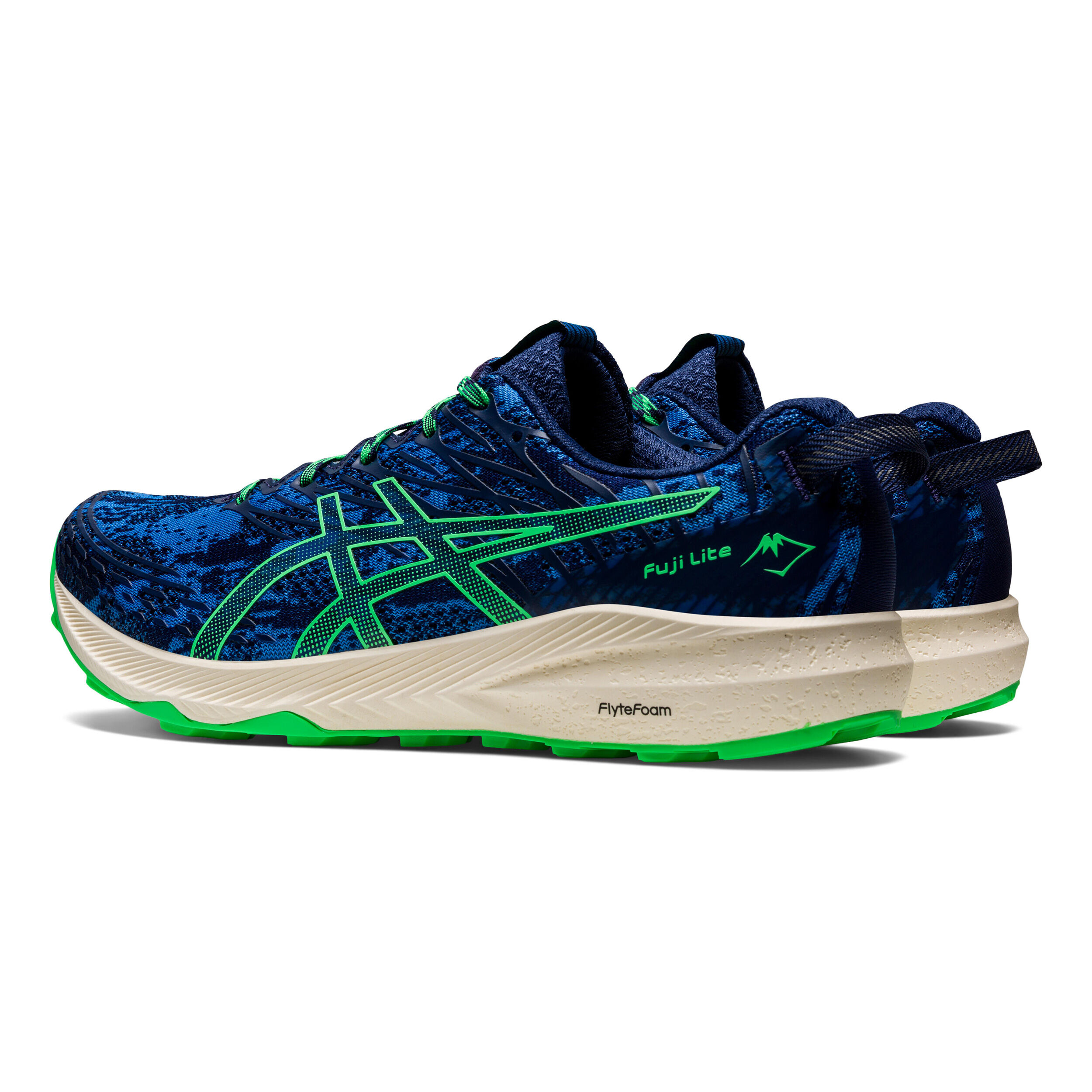 Buy ASICS Fuji Lite 3 Trail Running Shoe Men Blue Green online