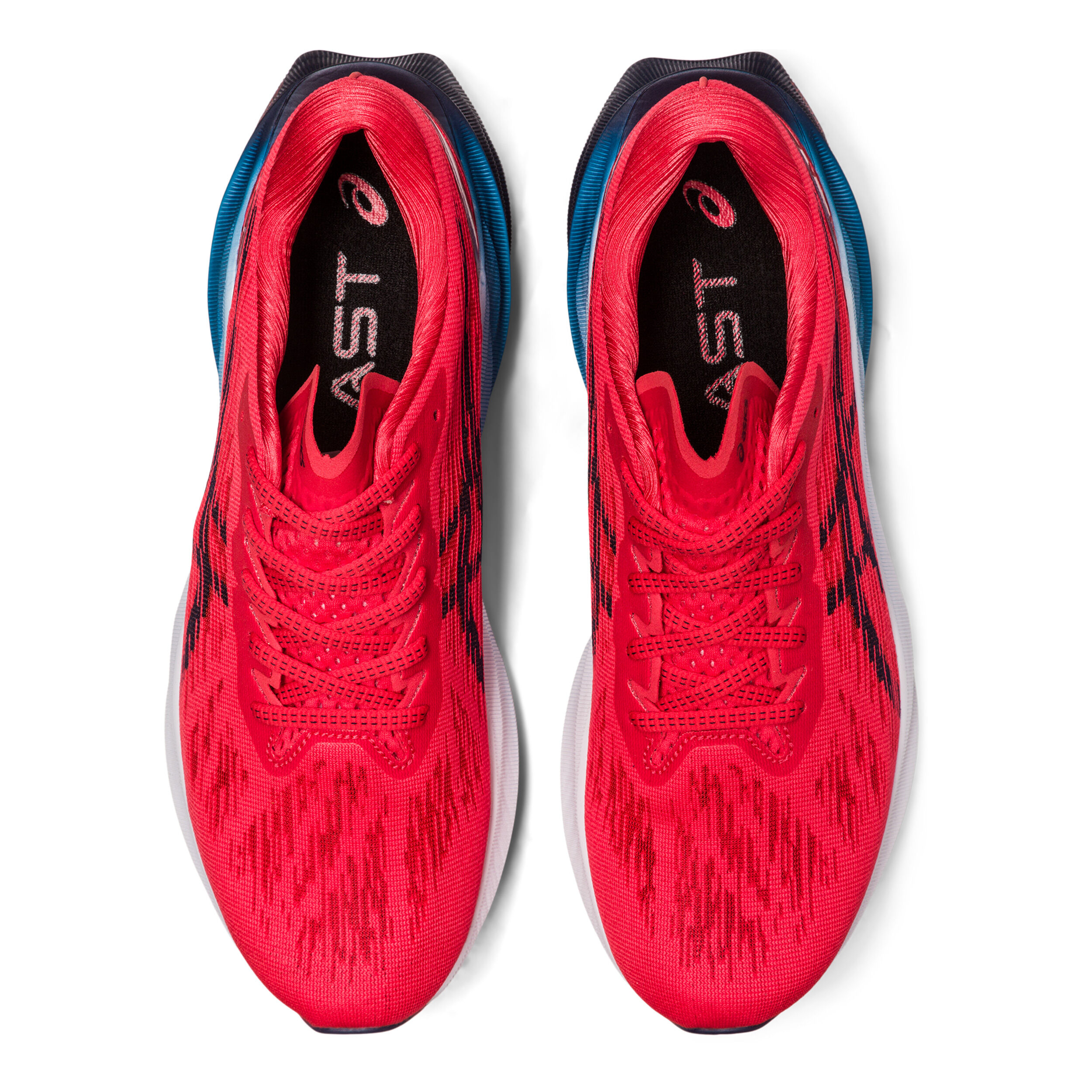 Asics shoes red colour top