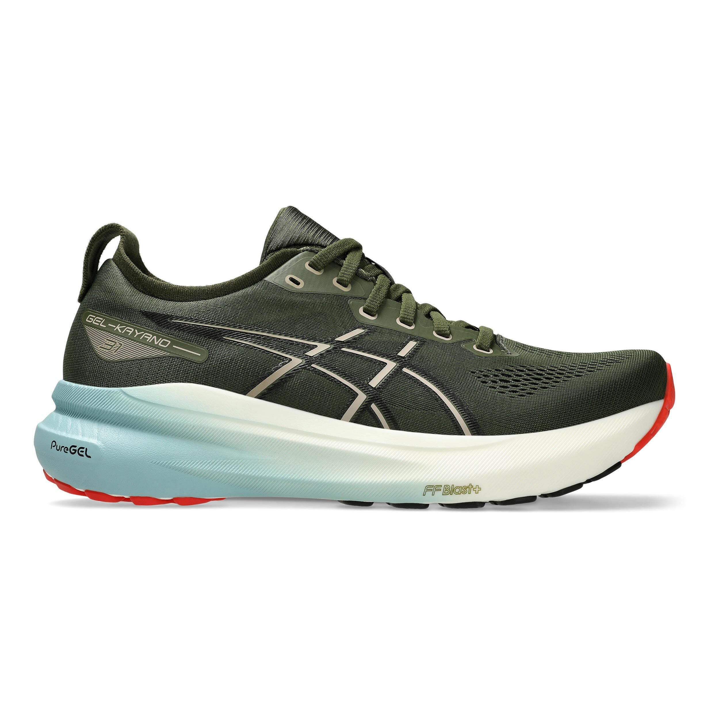 Buy ASICS Gel Kayano 31 Stability Running Shoe Men Dark Green Black online Running Point UK
