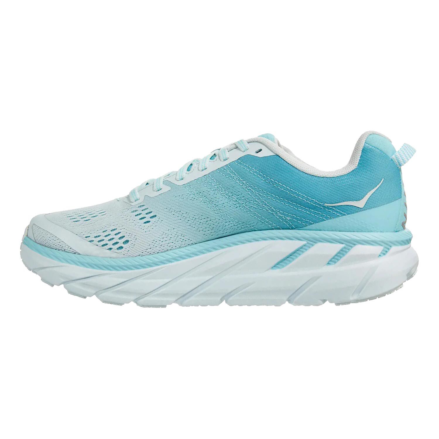 Clifton 6 Neutral Running Shoe Women Turquoise White