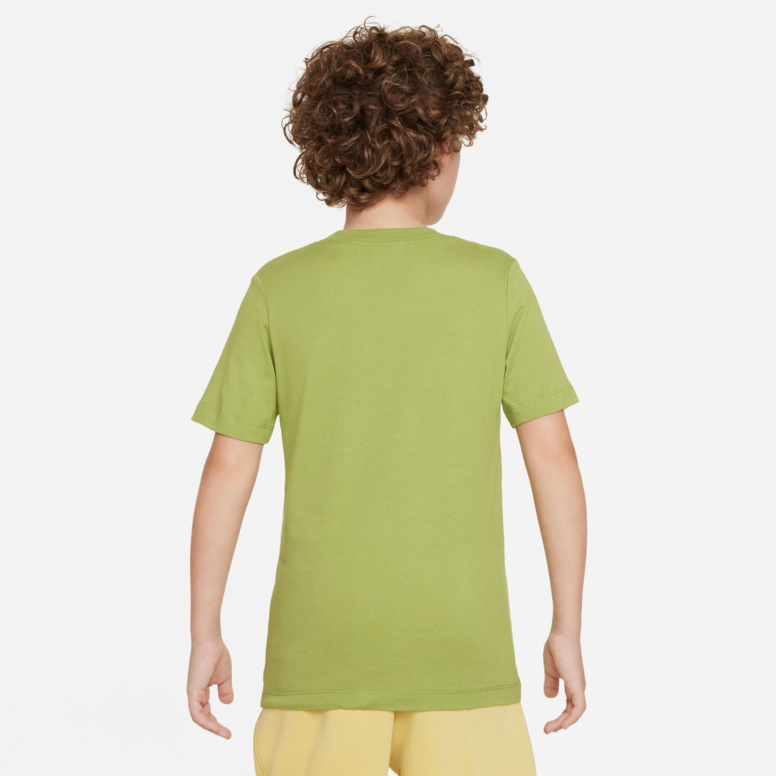Boys lime green nike shirt clearance