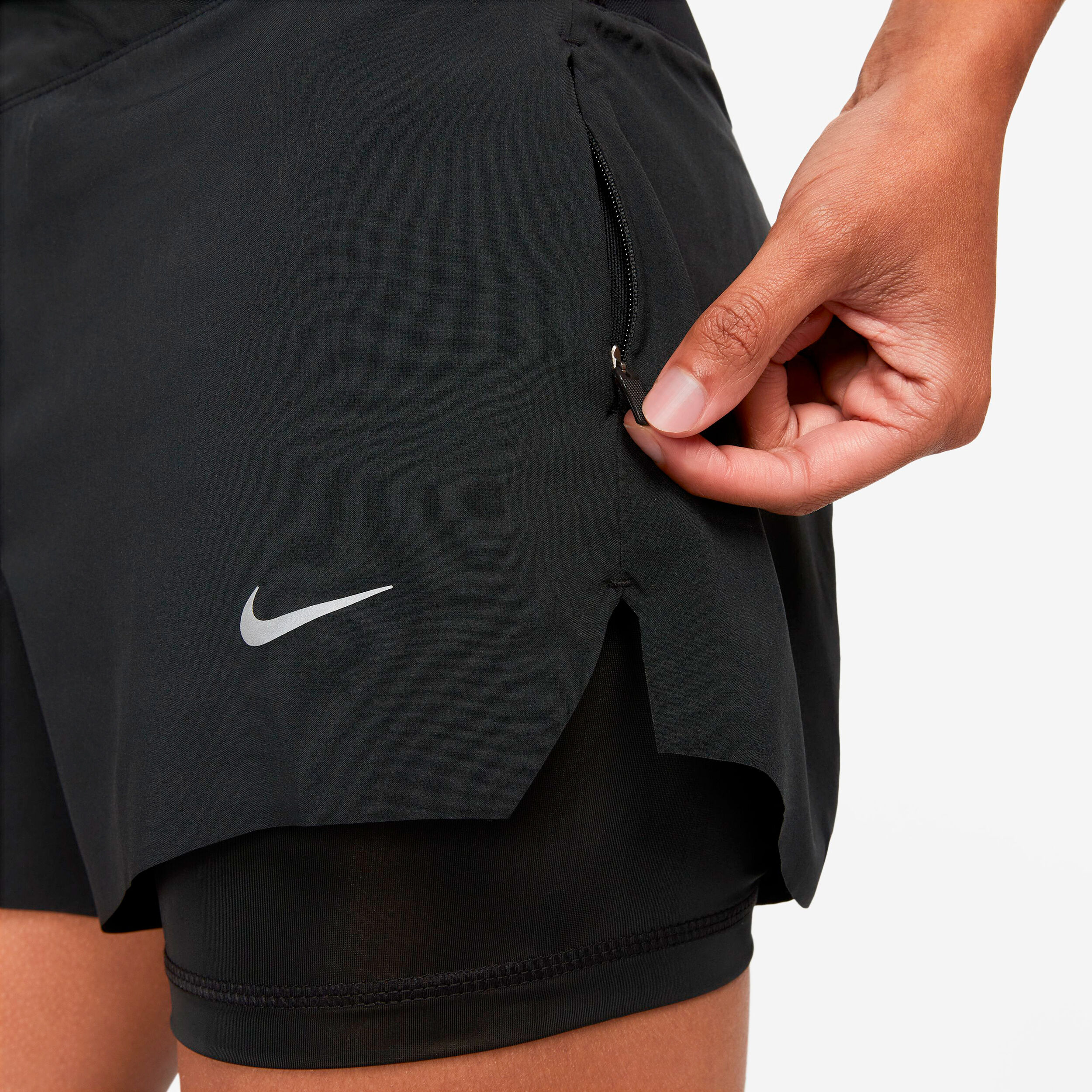 Nike womens split shorts top