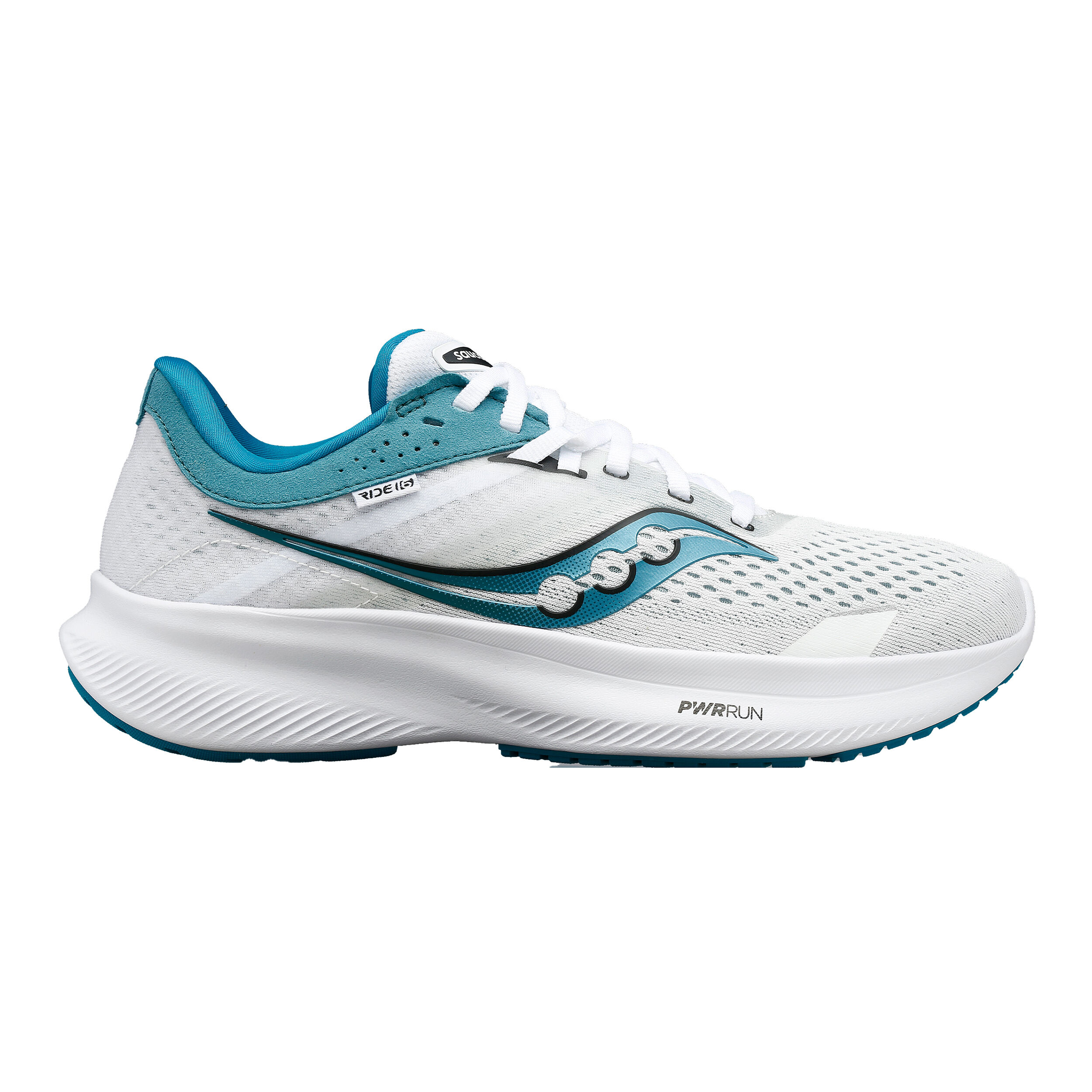 Saucony ride sale white