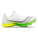 Saucony Running shoes Saucony Endorphin Cheetah Spike Shoes Women-White,Neon Green