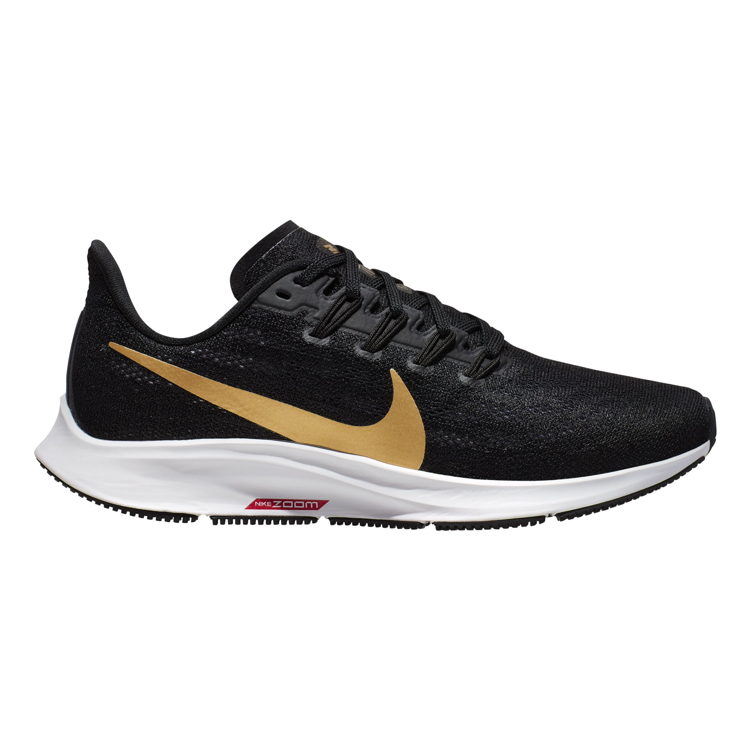 Nike air zoom pegasus 36 2025 womens running shoes black us 8