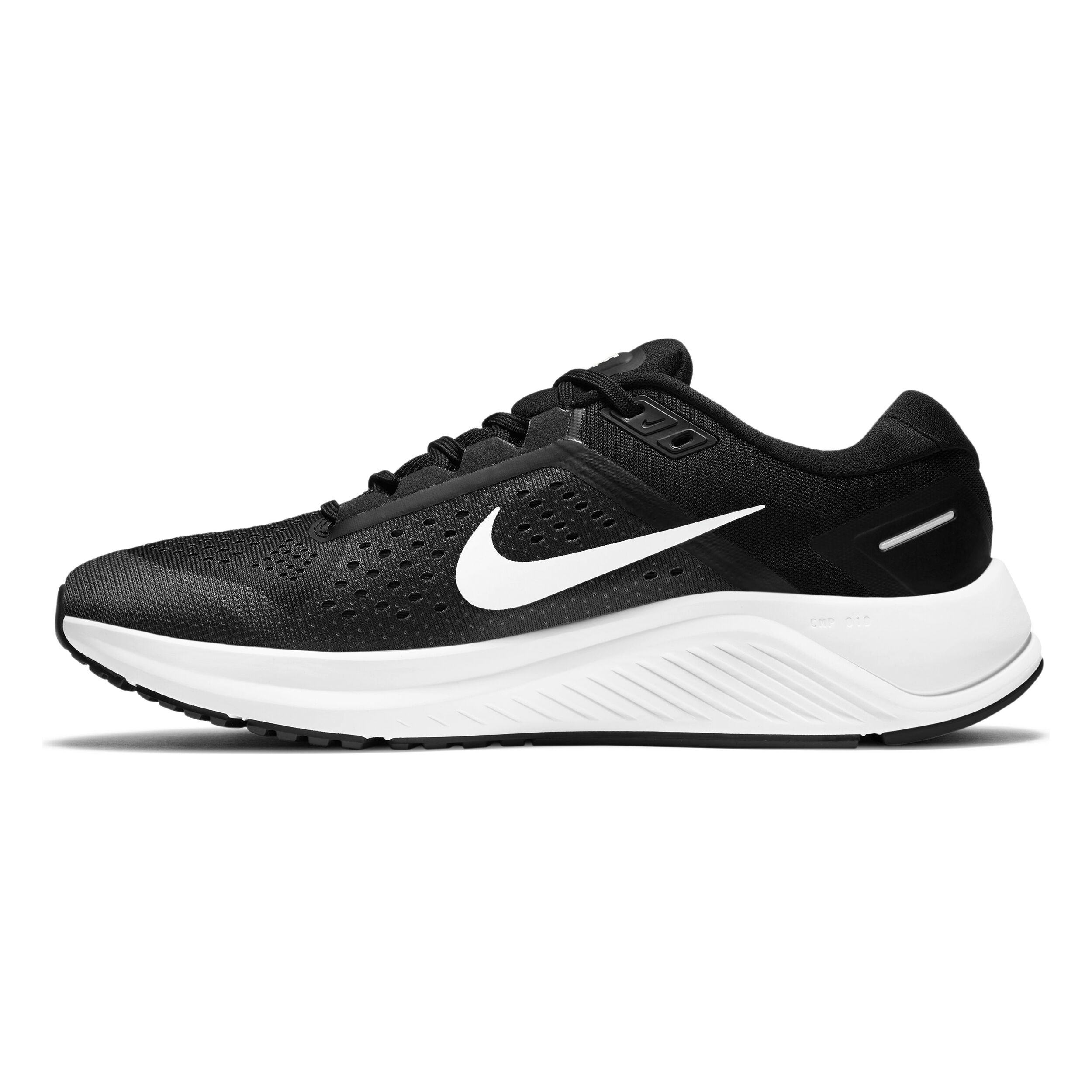 Buy Nike Air Zoom Structure 23 Stability Running Shoe Men Black White in size 46 online Running Point UK