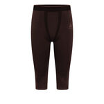 Odlo Clothing Odlo Performance Warm Blackcomb 3/4 Running Tights Men-Brown