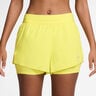 Swift 2in1 Running Shorts Women-Lemon,Silver
