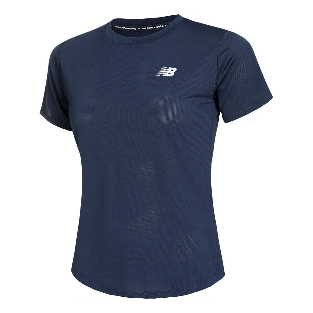 New Balance Accelerate Top Running Shirts Women - Blue, Size S