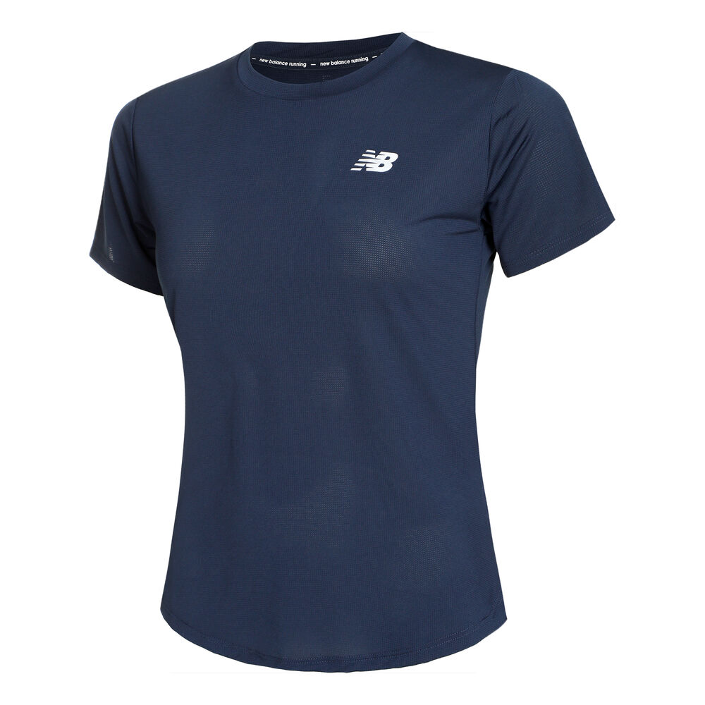 New Balance Accelerate Top Running Shirts Women - Blue, Size M