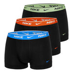 Nike Clothing Nike Everyday Cotton Stretch Boxer Shorts 3 Pack Men-Black,Light Green