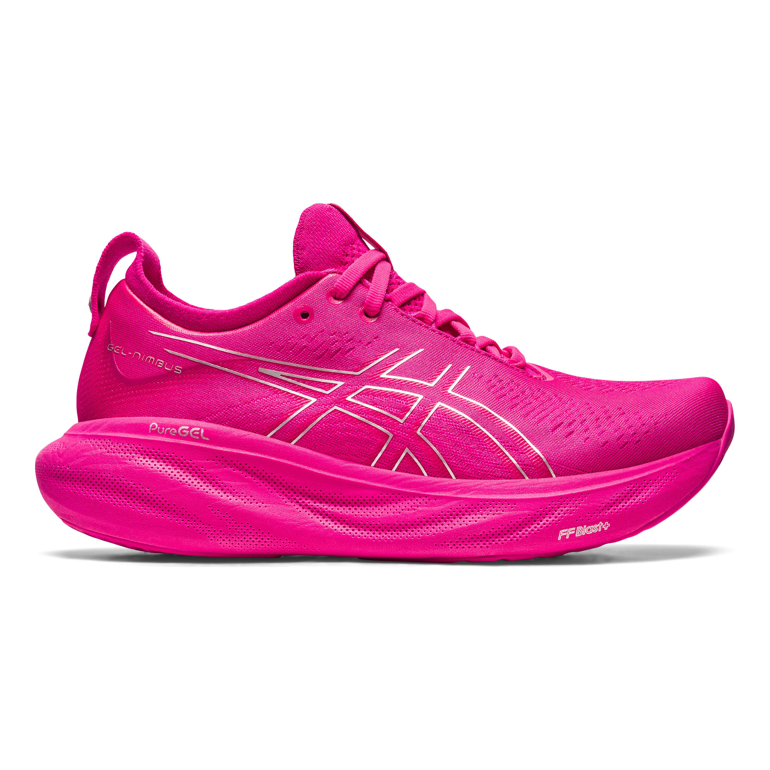 Buy ASICS Gel Nimbus 25 Neutral Running Shoe Women Pink Grey