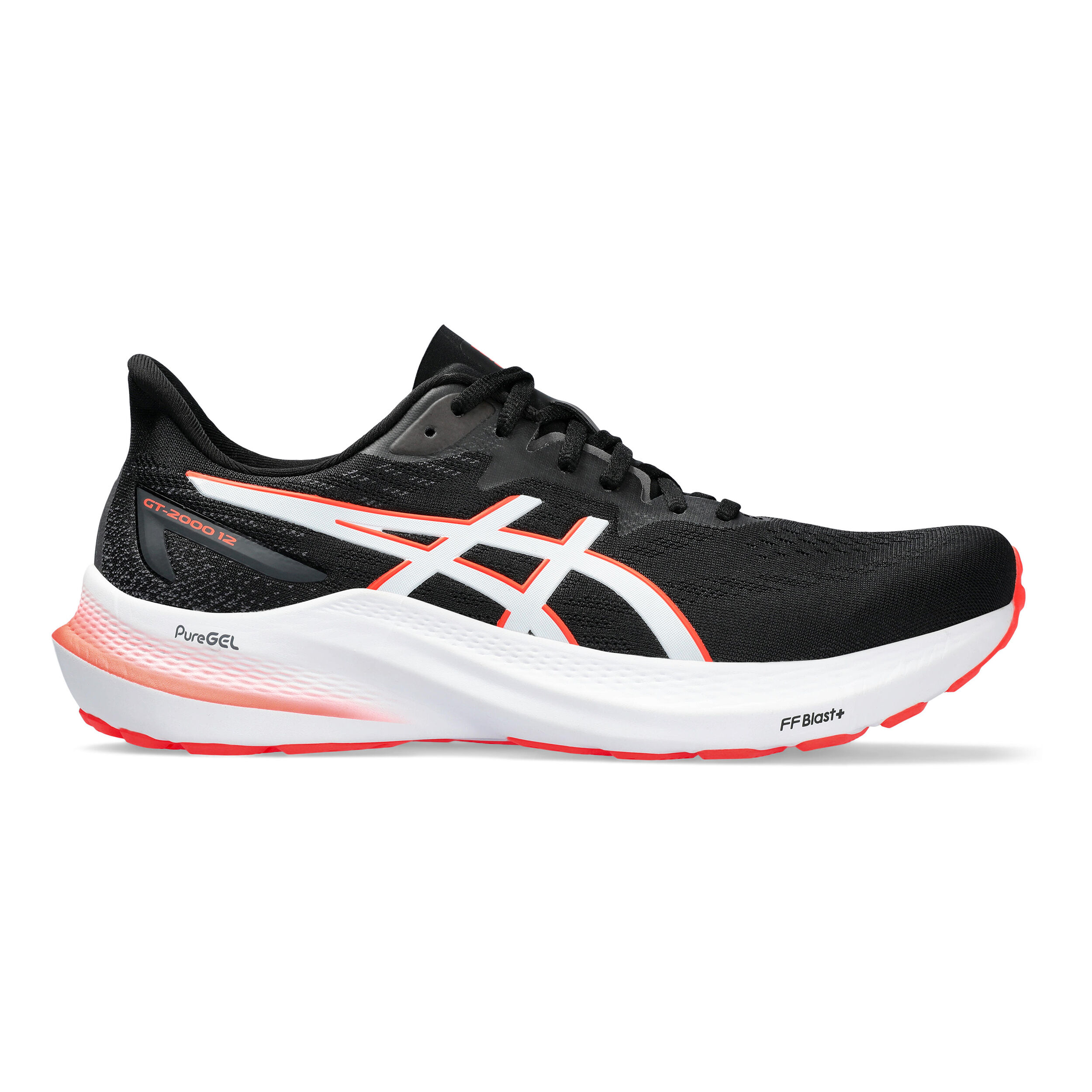 Buy ASICS GT 2000 12 Stability Running Shoe Men Black White online Running Point UK