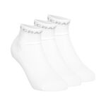Craft Clothing Craft Core Dry Mid Running Socks 3 Pack-White