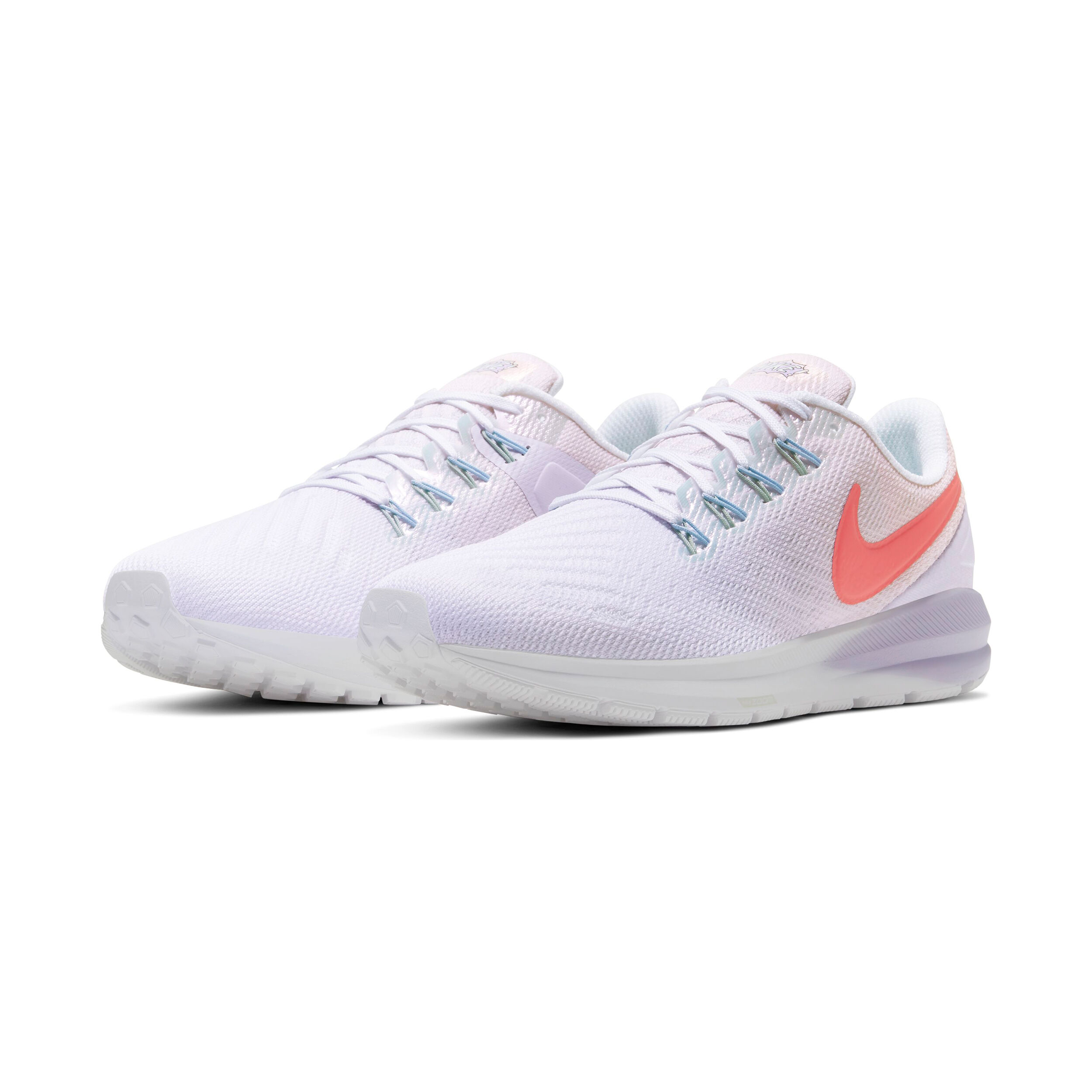 Buy Nike Structure Air Zoom 22 Stability Running Shoe Women White Coral online Running Point UK