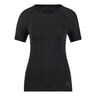BL Top Crew Neck Performance Light Eco Running Shirt Women-Black