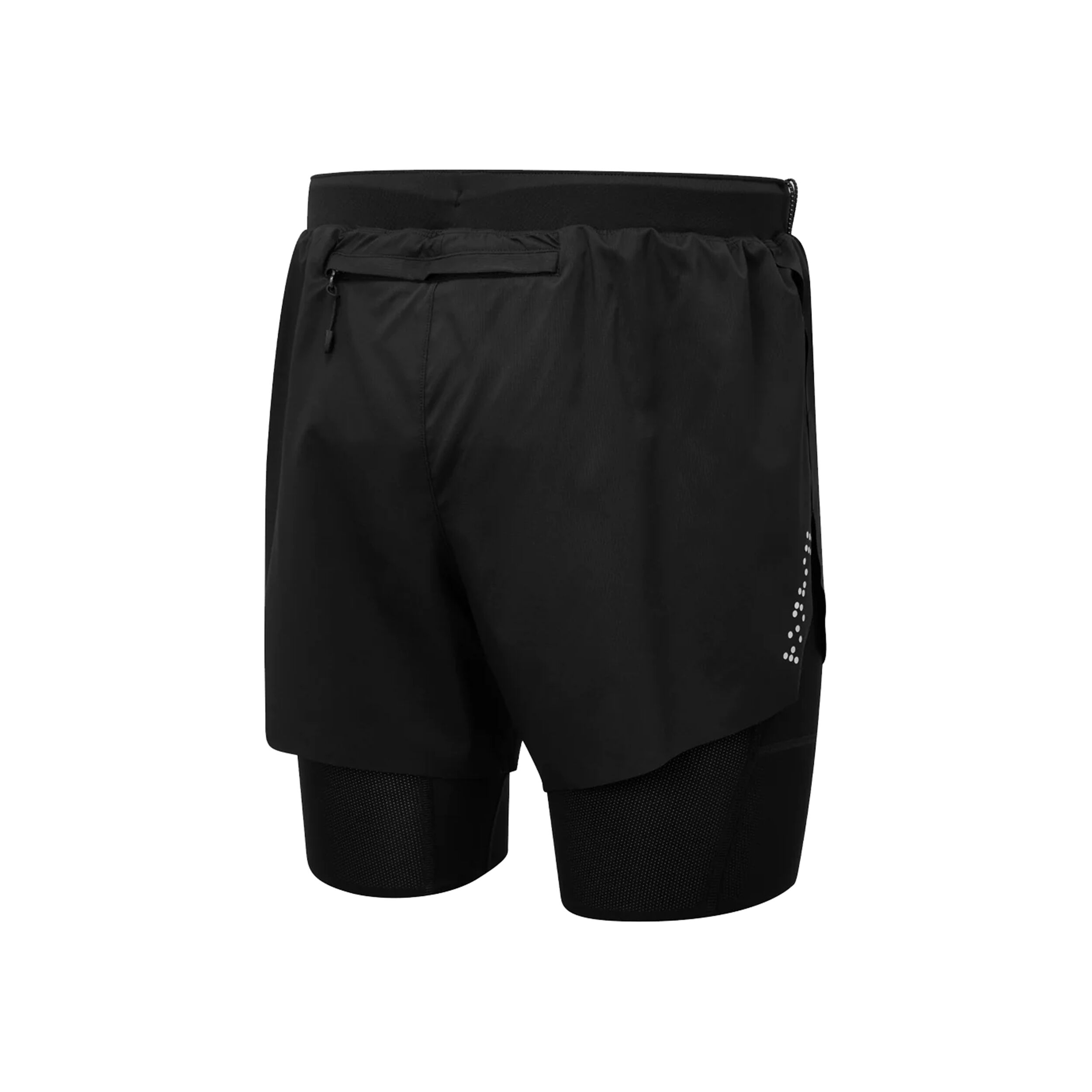 Tech Distance Twin Shorts Men Black