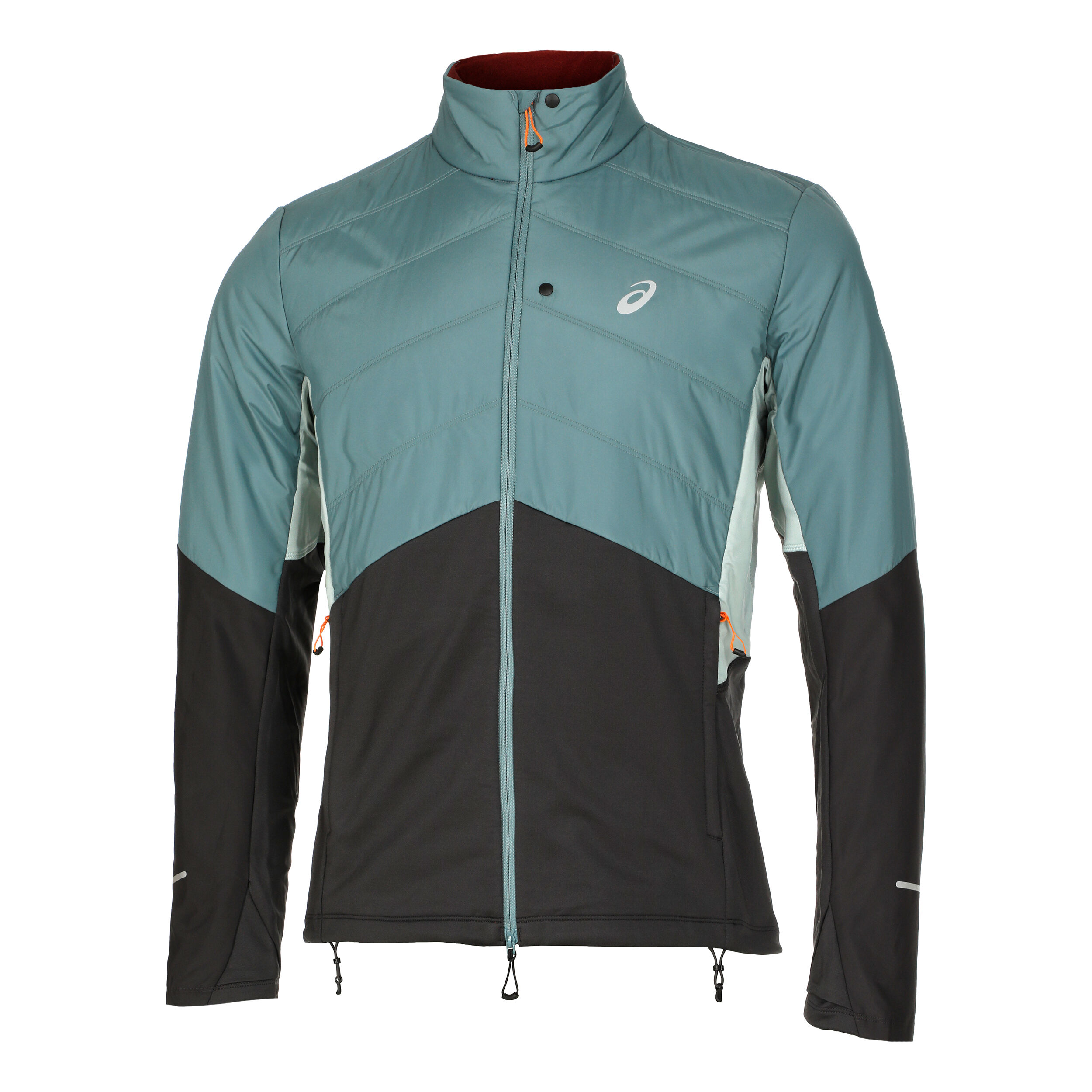 Winter Running Jacket Men Petrol Grey