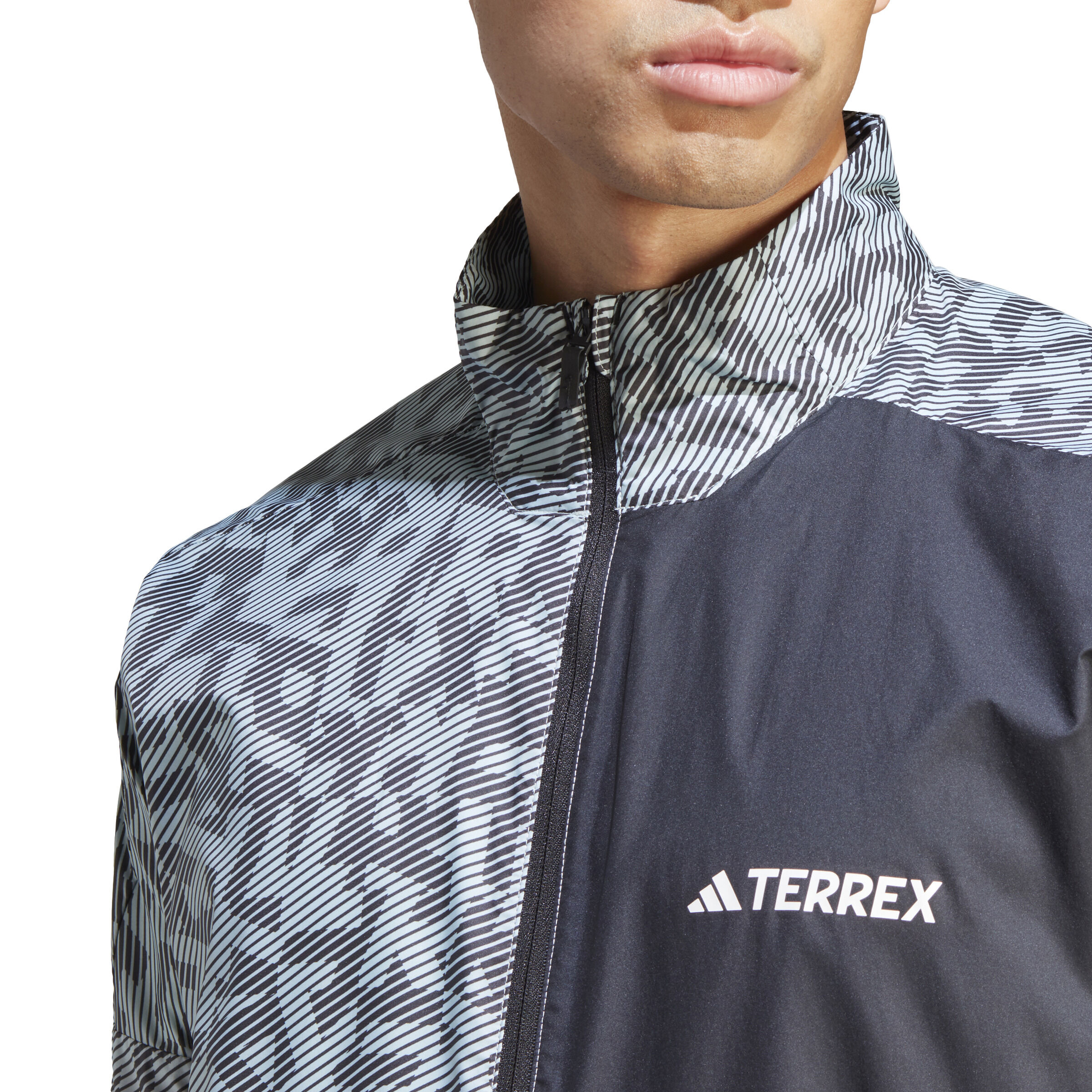 Buy adidas Terrex Trail Wind Running Jacket Men Grey Black online