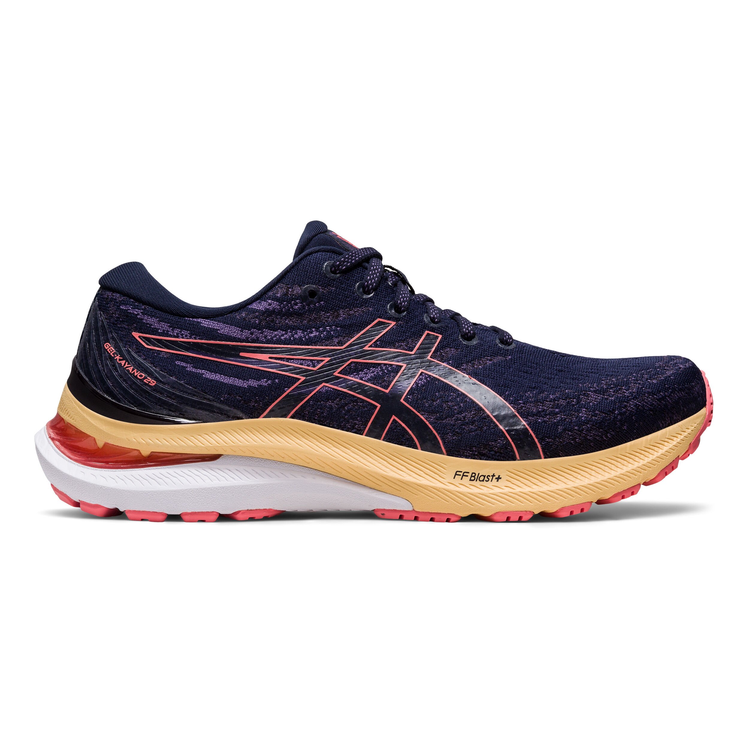 Buy ASICS Gel Kayano 29 Stability Running Shoe Women Blue Orange online Running Point UK