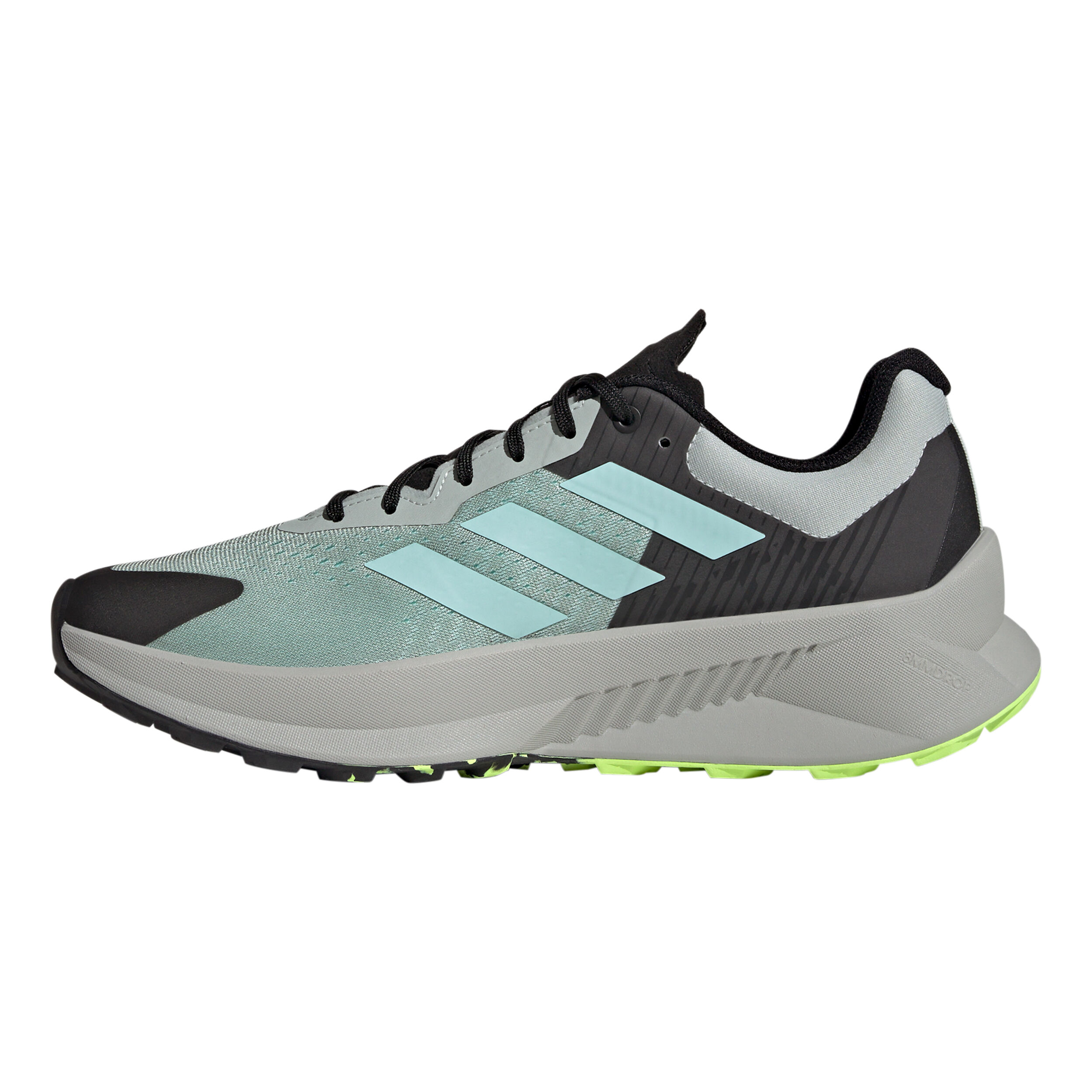 Terrex Soulstride Flow GTX Trail Running Shoe Men Grey Lime