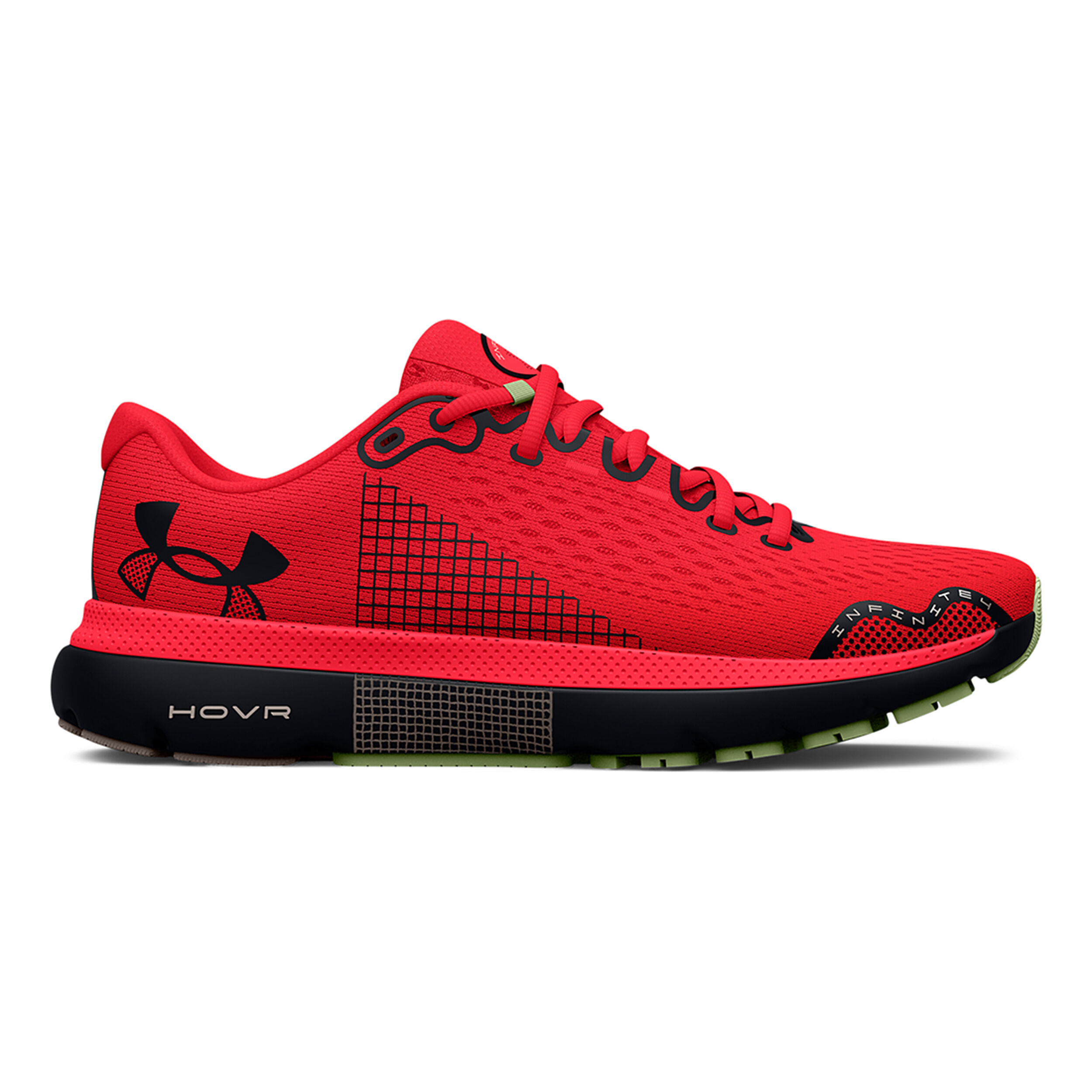 Red under discount armour mens shoes