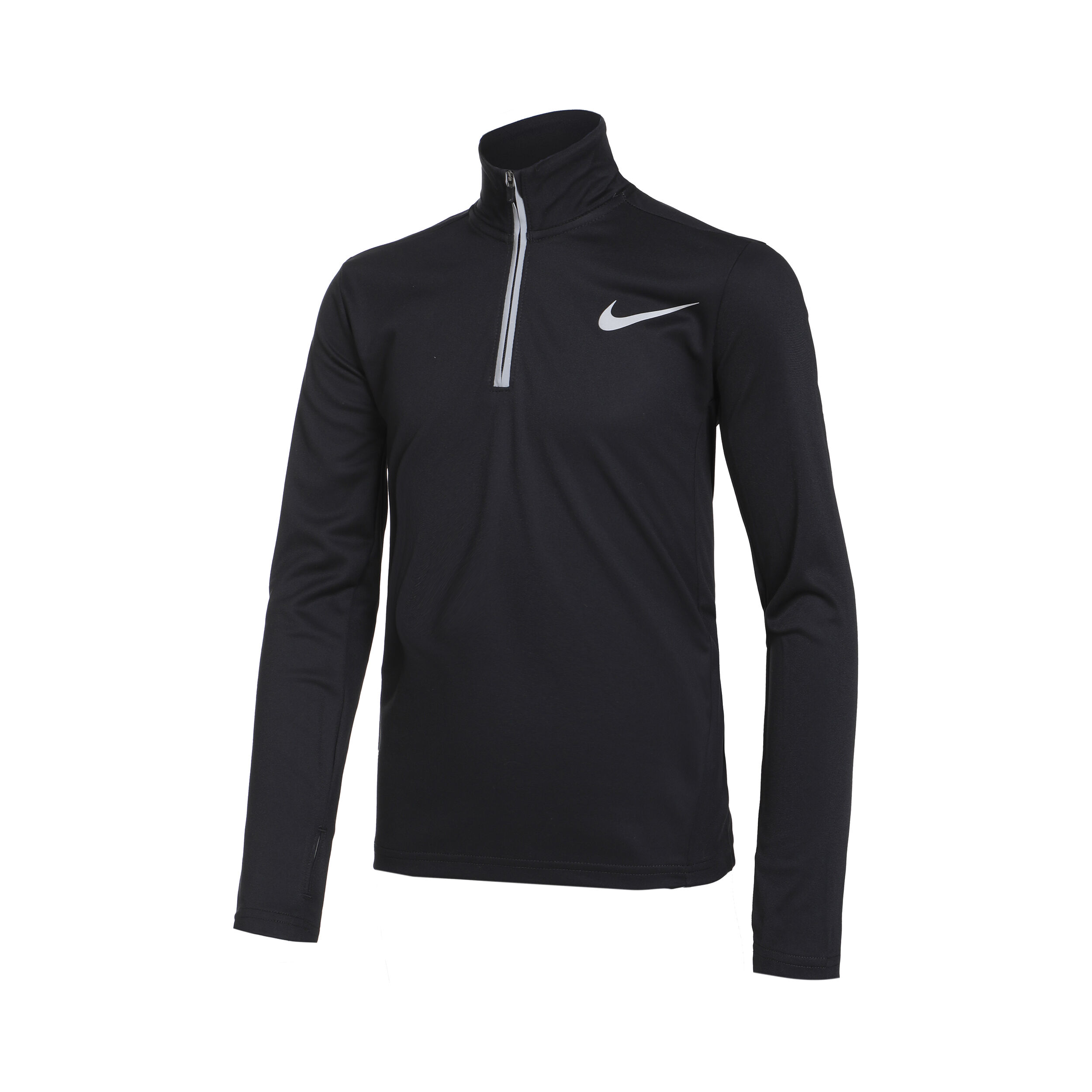 Buy Nike Dri Fit Poly 1 4 Zip Long Sleeve Boys Black online