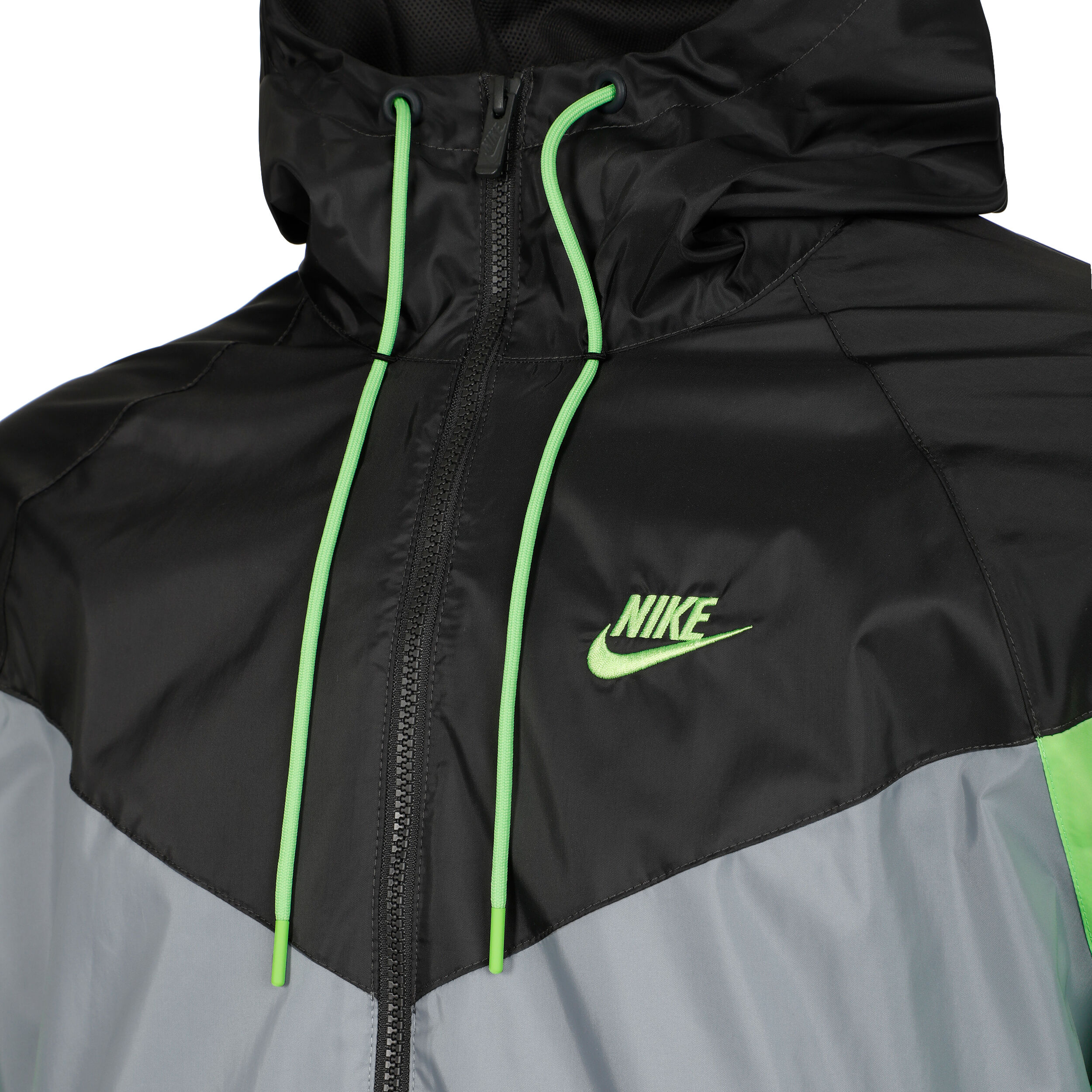 Lime green and black nike jacket 2025