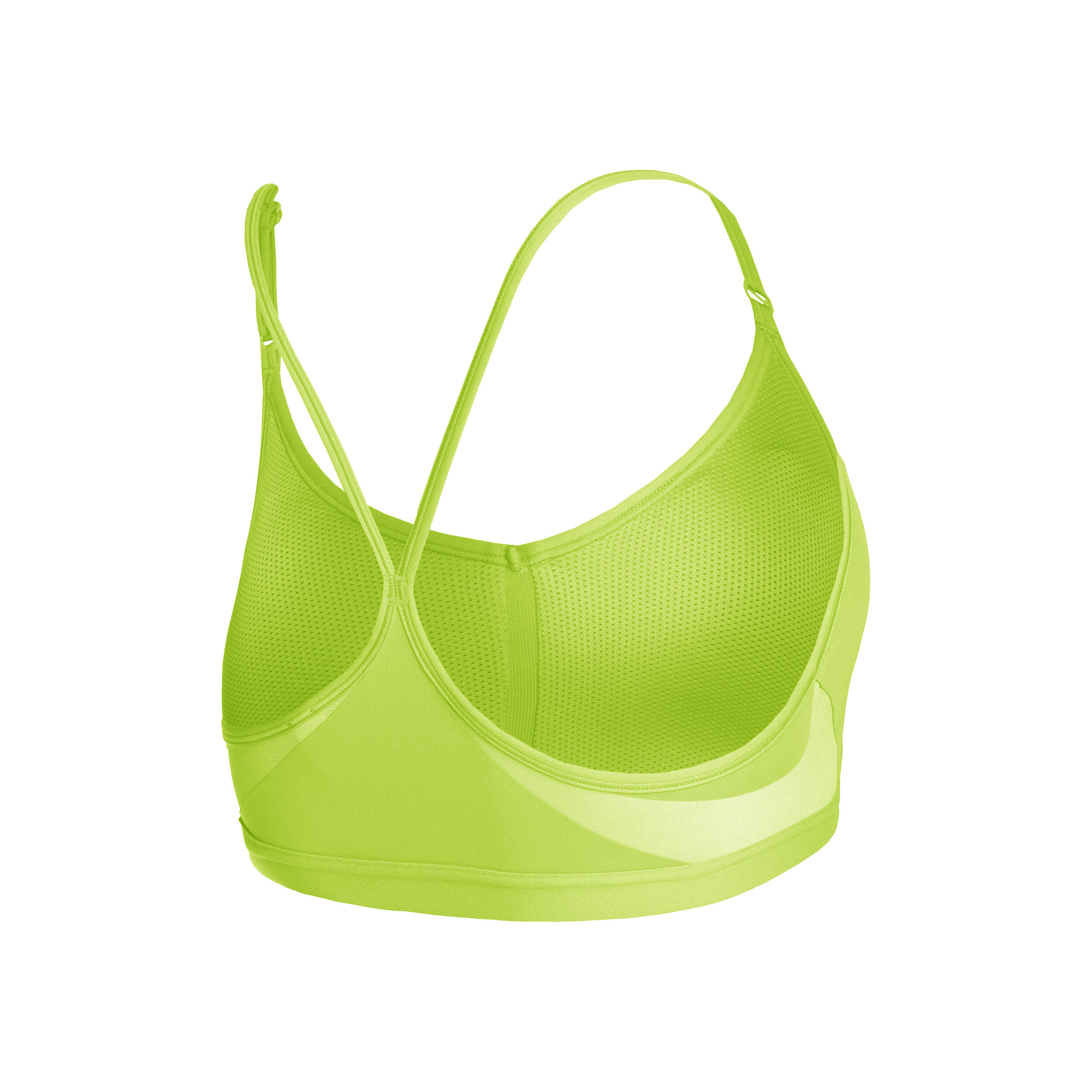 Lime green nike sports bra hot sale