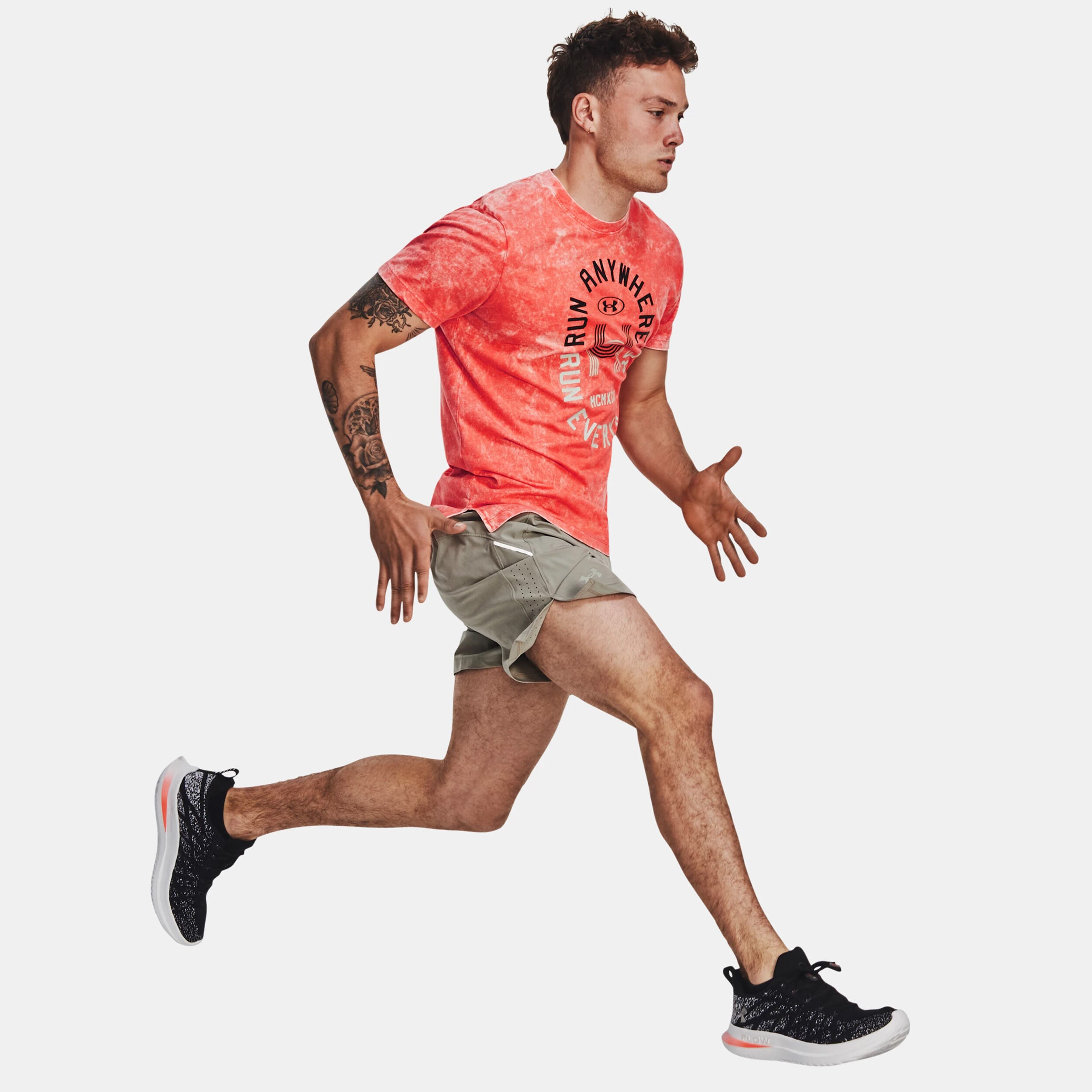 Mens under armour running top clearance